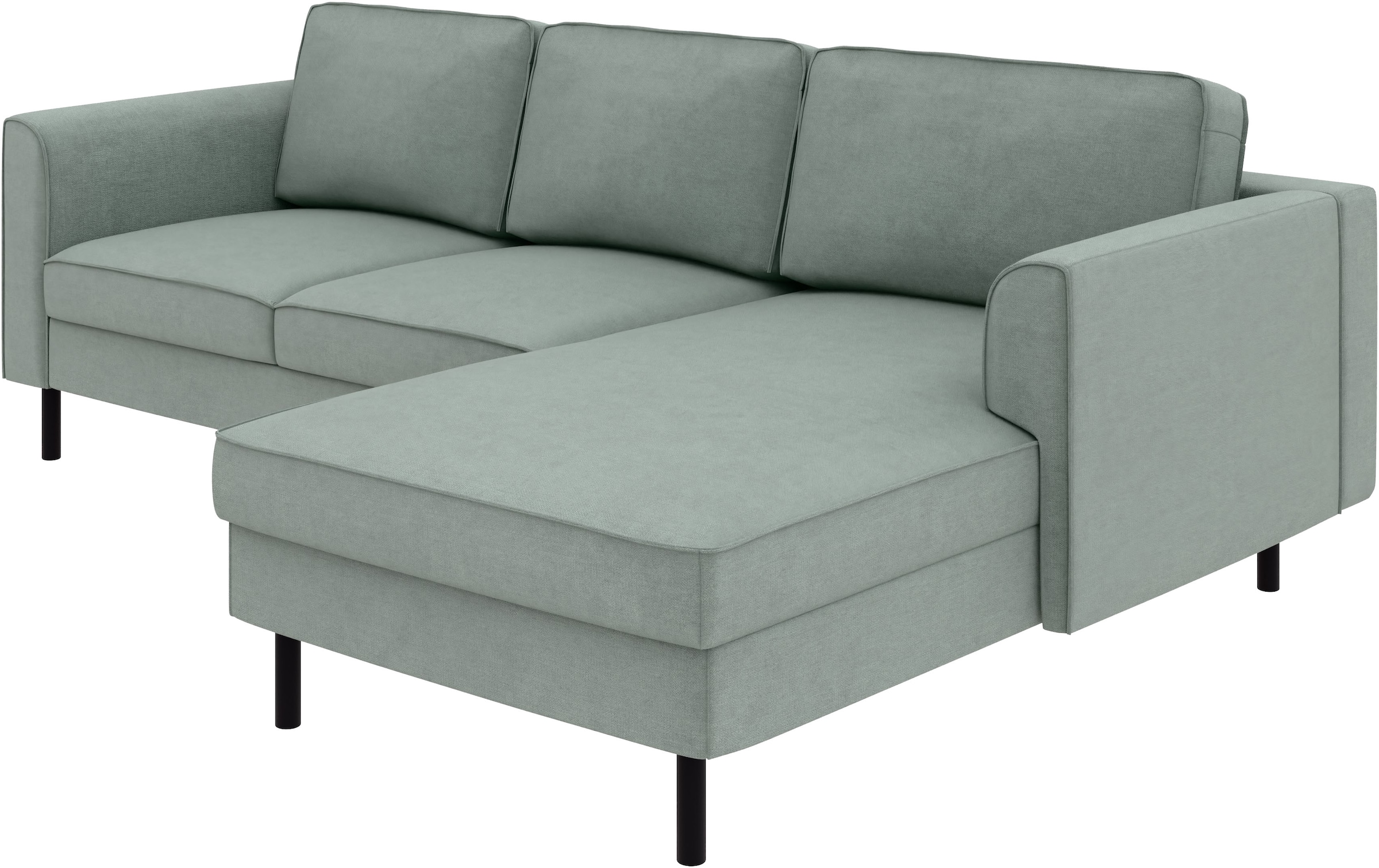 Home affaire Ecksofa »Booster Couch wahlweise mit Schlaffunktion und Bettkasten-auch in Cord« Recamiere beidseitig montierbar, Sofa in L-Form, 232 cm