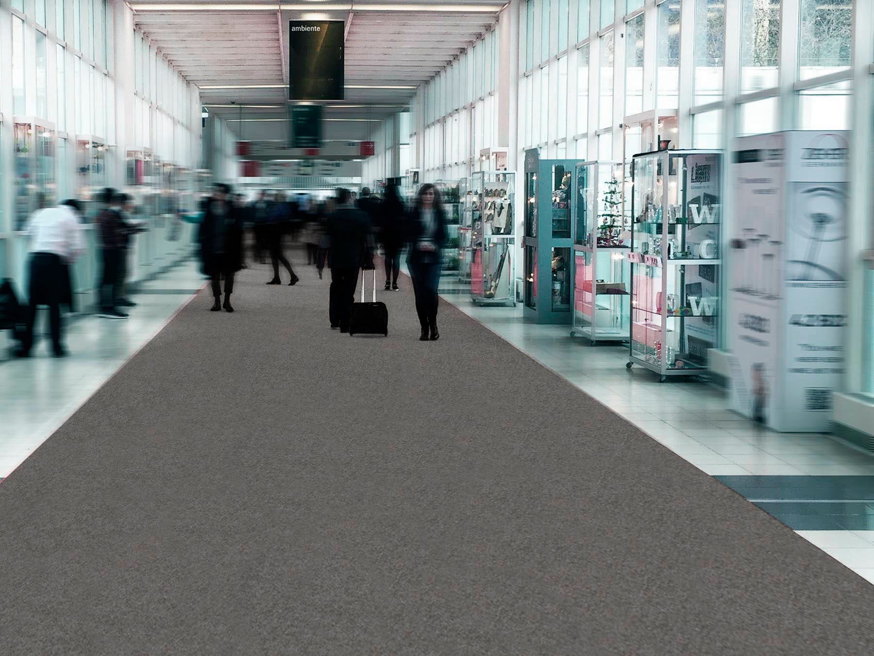 Primaflor-Ideen In Textil Läufer »PODIUM, Made in Belgium« rechteckig 2,6 mm Höhe Breite 200 cm, Nadelfilz, Uni-Farben, ideal für Veranstaltungen...