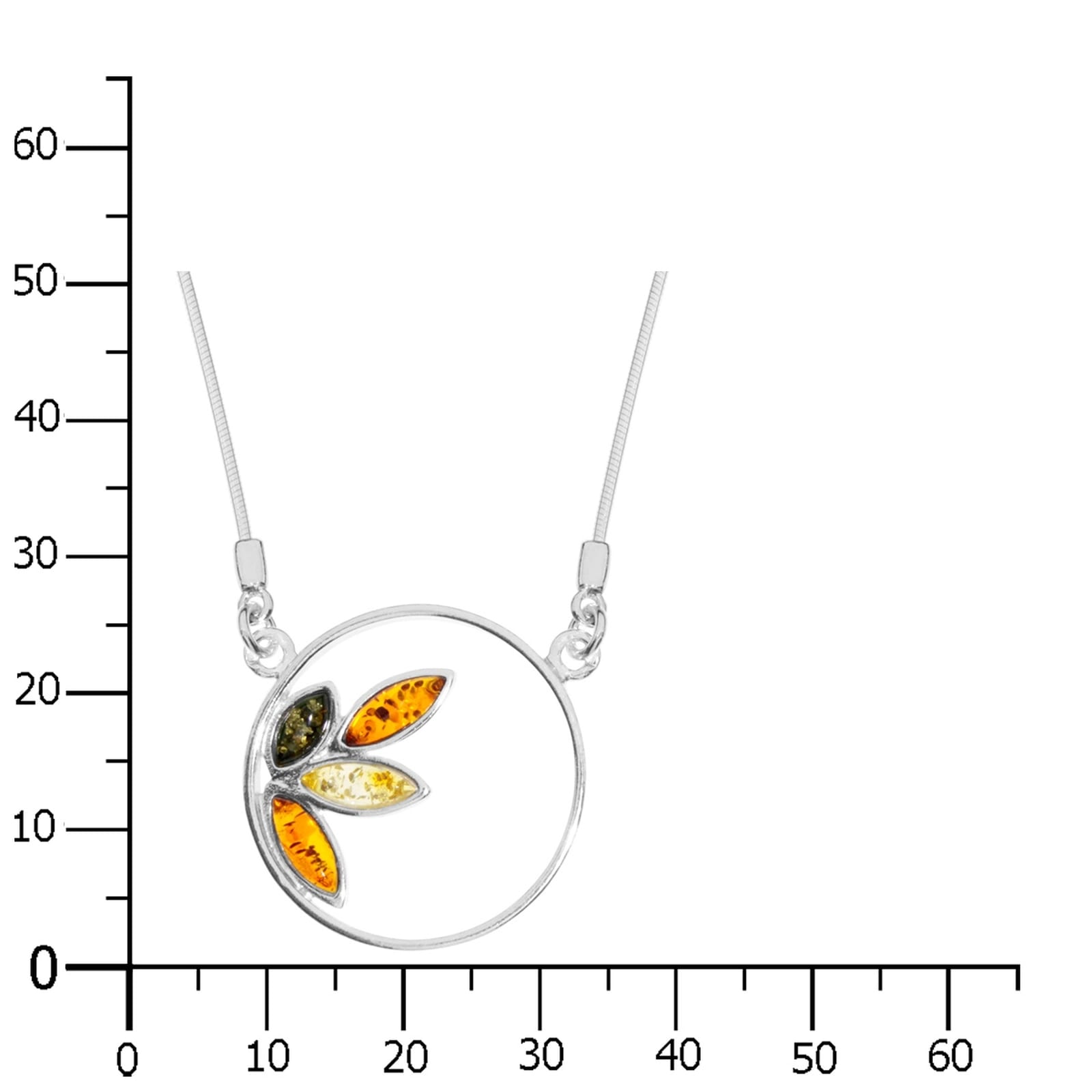 OSTSEE-SCHMUCK Collier »- Stine - Silber 925/000 - Bernstein«