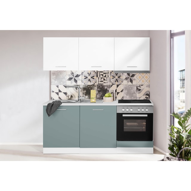 HELD MÖBEL Küchenzeile »Visby«, mit E-Geräten, Breite 180 cm online bei OTTO