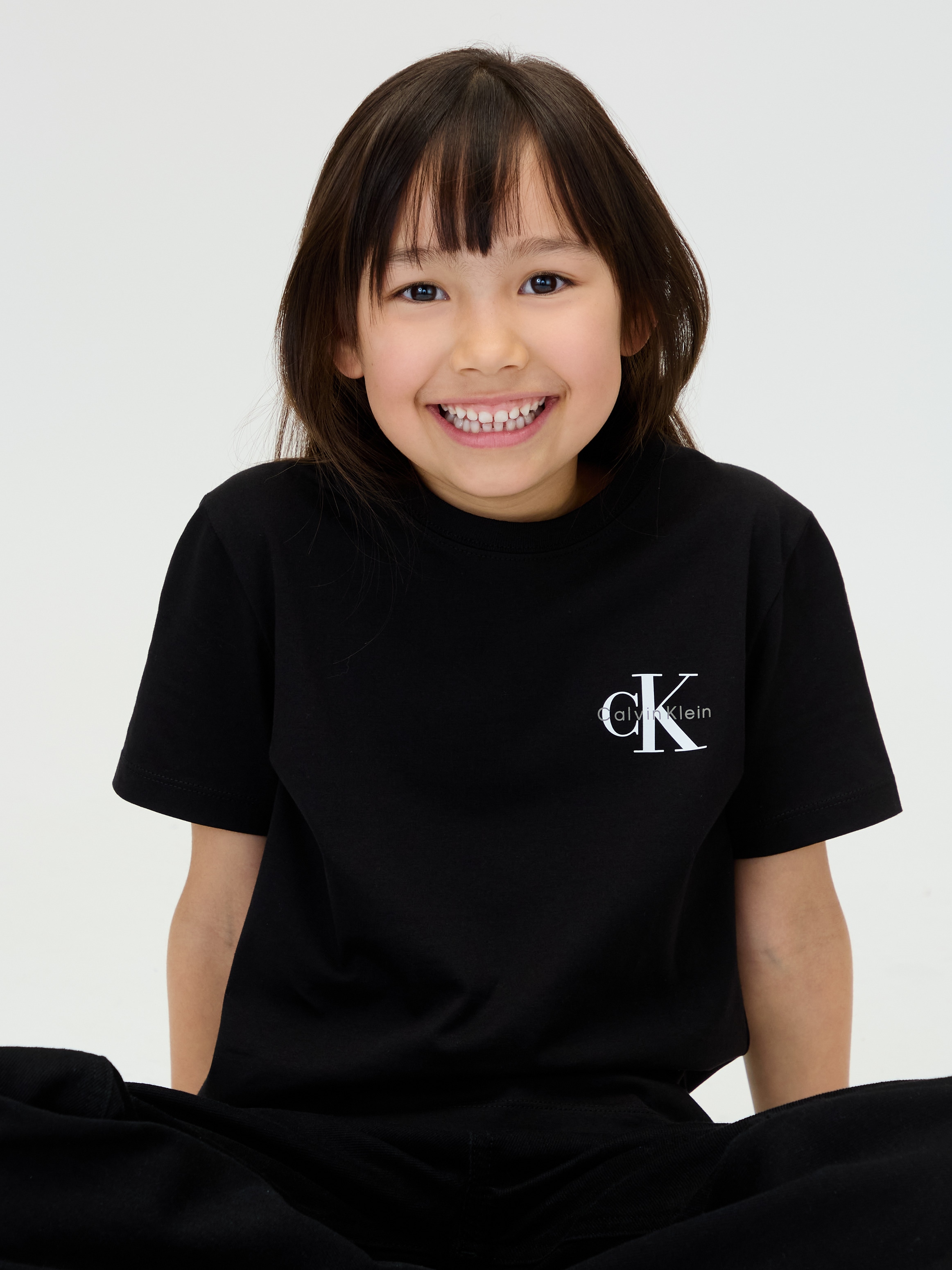 Calvin Klein Jeans T-Shirt für Kinder bis 16 Jahre, regular fit, Rundhalsausschnitt