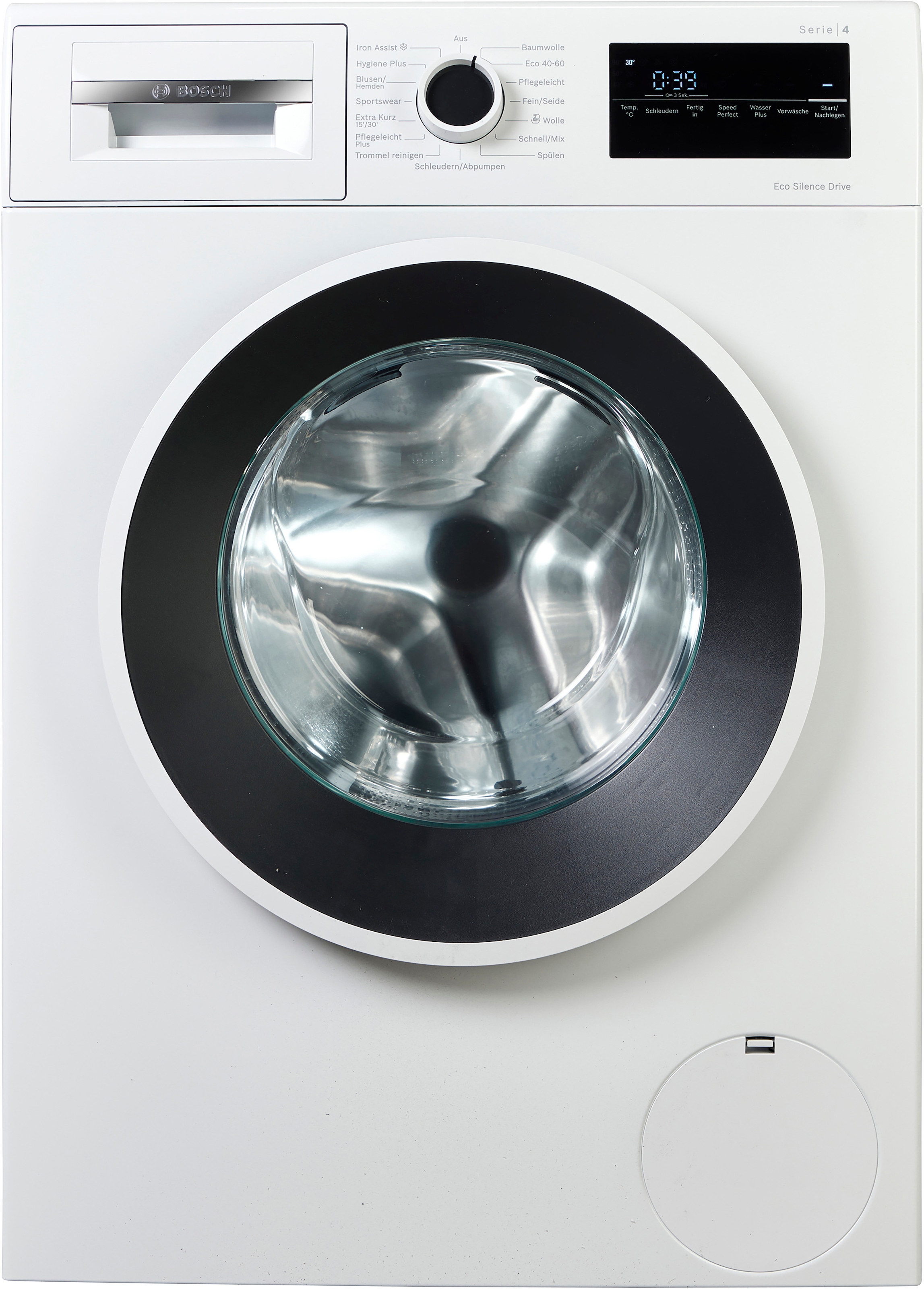 BOSCH Waschmaschine Serie 4 »WAN28226« 9 kg 1400 U/min Bis zu 50% weniger Knitterfalten dank Iron Assist und EEK A