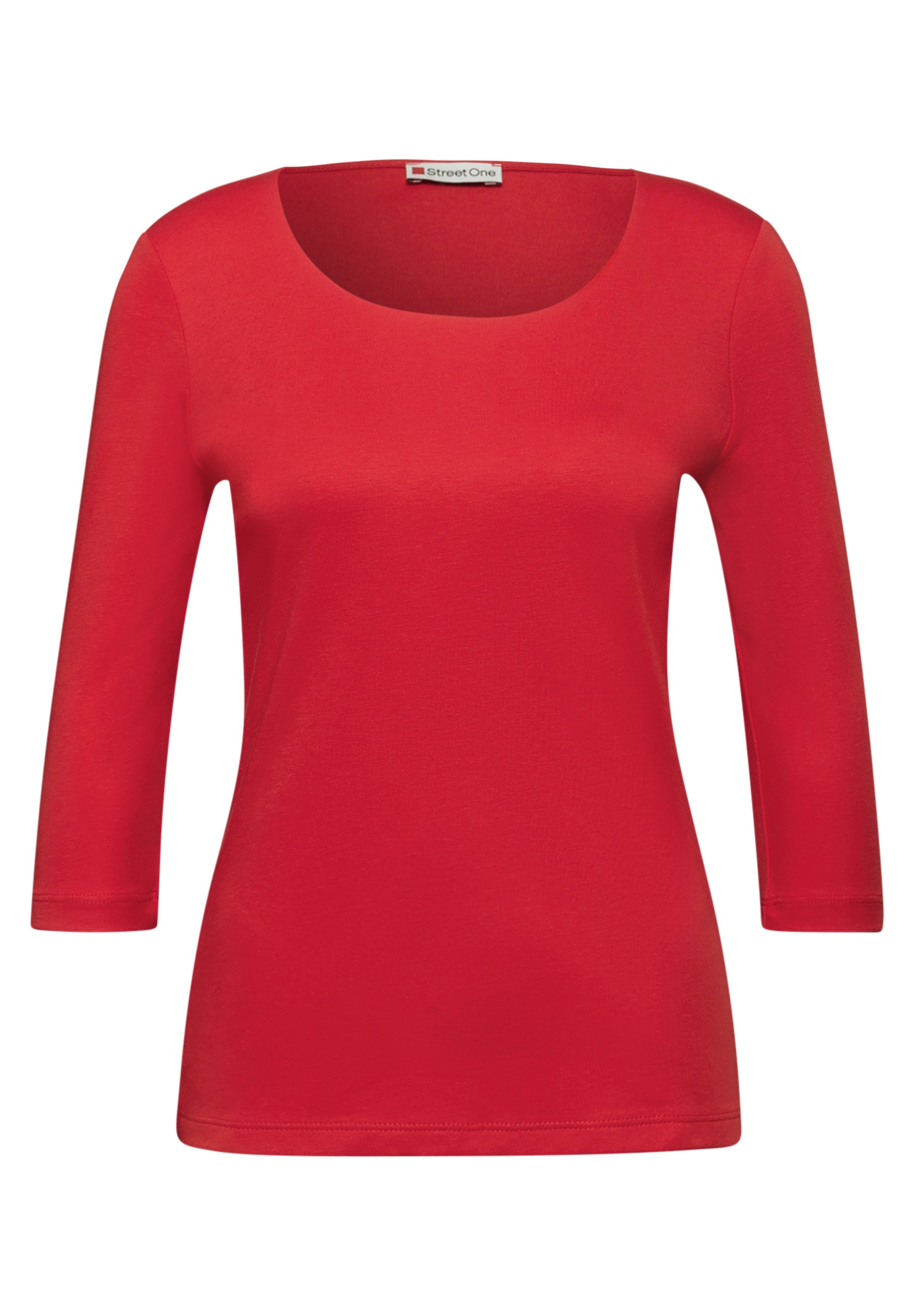STREET ONE 3/4-Arm-Shirt »Style Pania« im Basic-Style, mit Rundhals