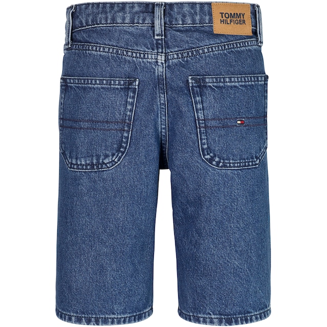 Tommy Hilfiger Shorts »MODERN STRAIGHT DENIM SHORTS«, mit Tommy Hilfiger  Markendetails im OTTO Online Shop