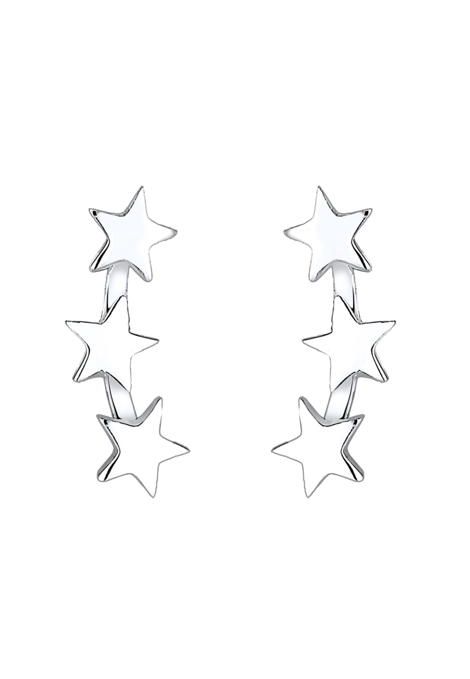 Elli Paar Ohrstecker »Ohrringe Ohrstecker Stern 925 Sterling Silber«