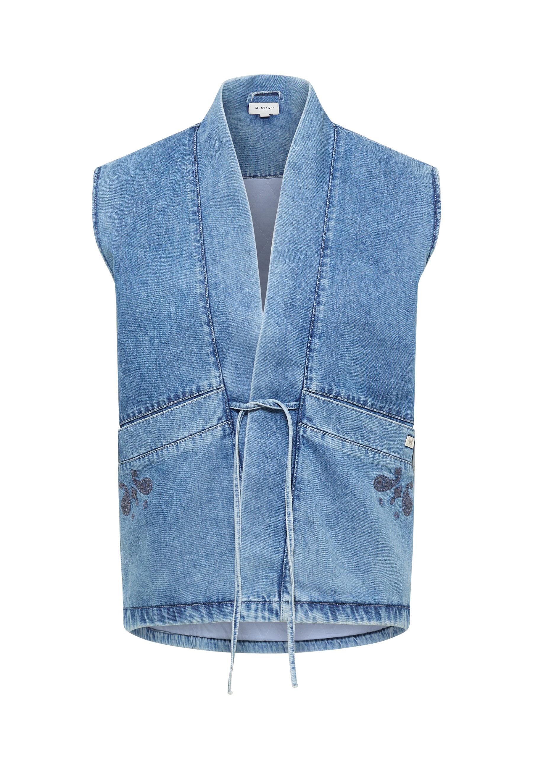 MUSTANG Kurzweste »Damen Style Gillian Denim Vest«