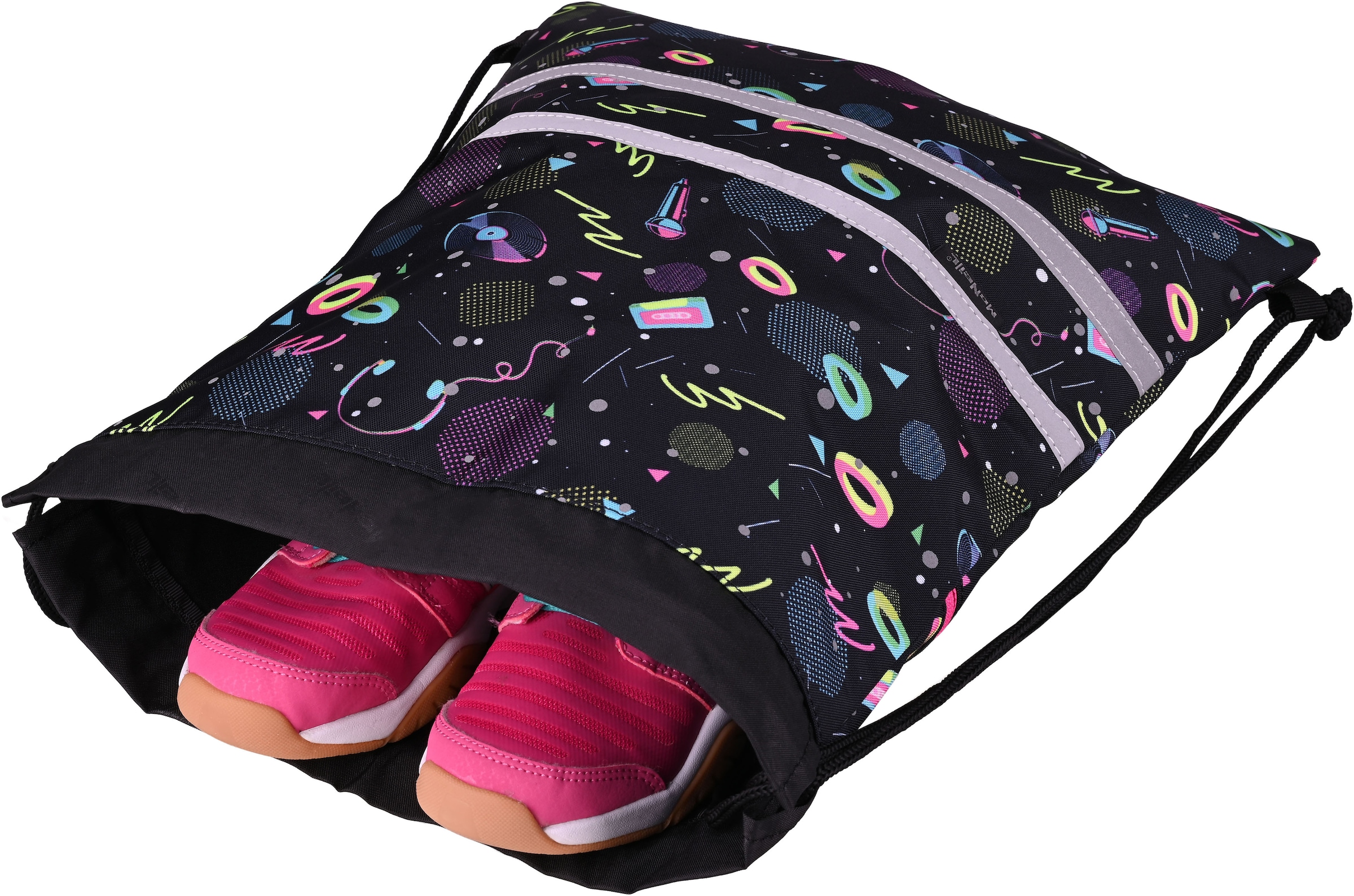 McNeill Schulranzen »Primo, inkl. Etui, Turnbeutel,« Reflektierende Streifen auf den Schultergurten;Retroreflektierende Flächen