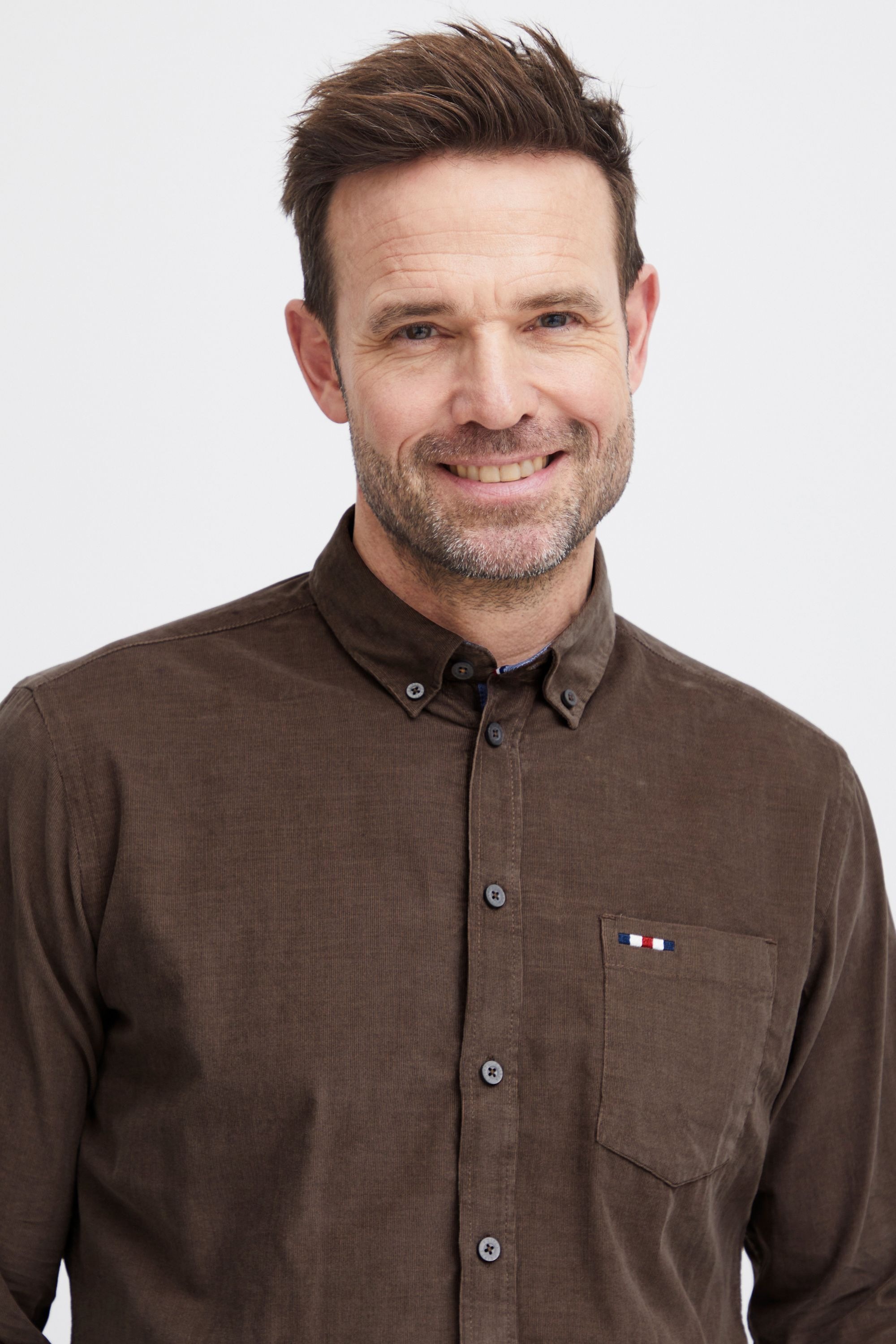 FQ1924 Langarmhemd »Langarmhemd FQSTEVEN corduroy LS shirt«