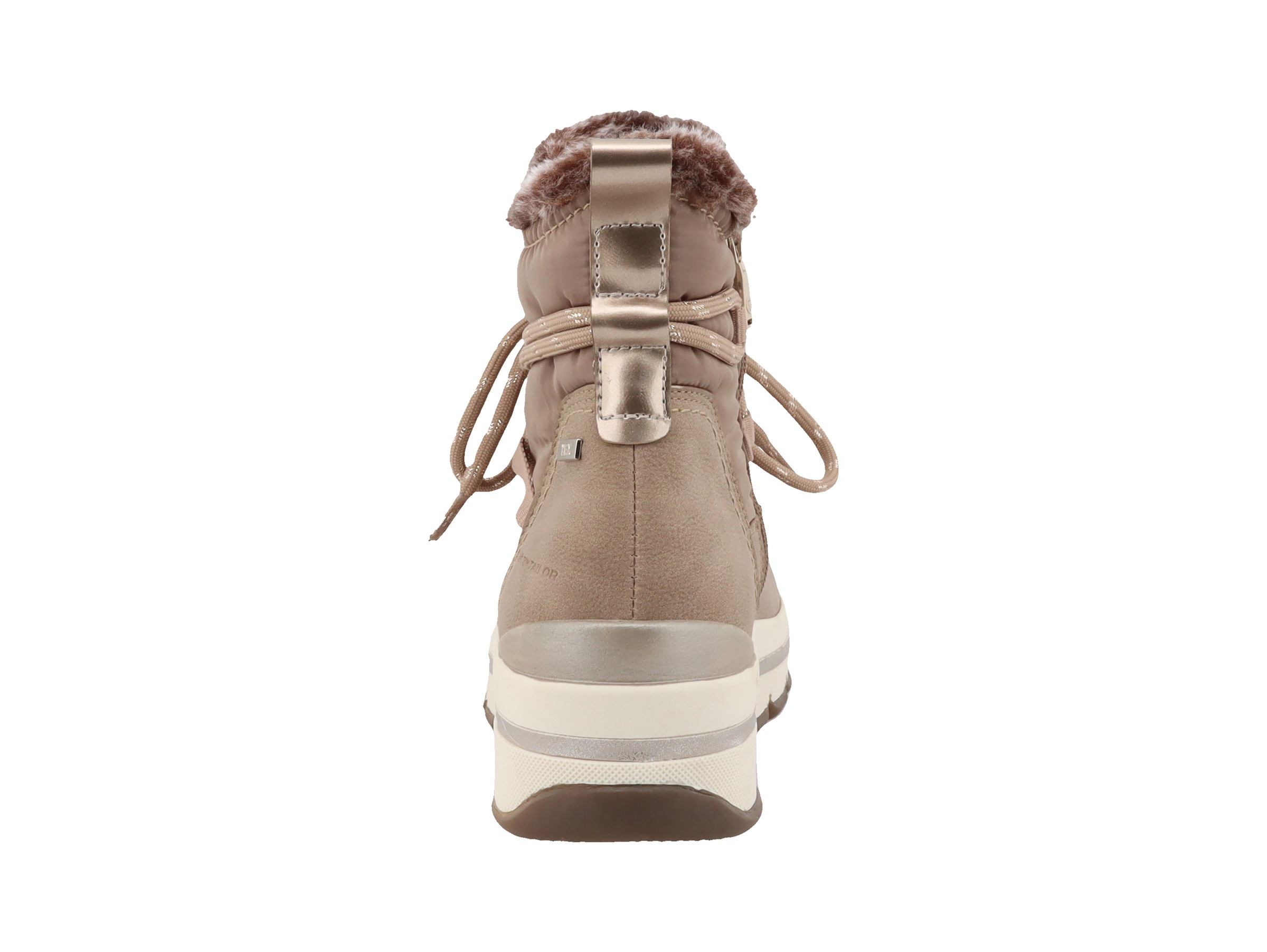 TOM TAILOR Winterboots  mit Fellimitat-Kragen