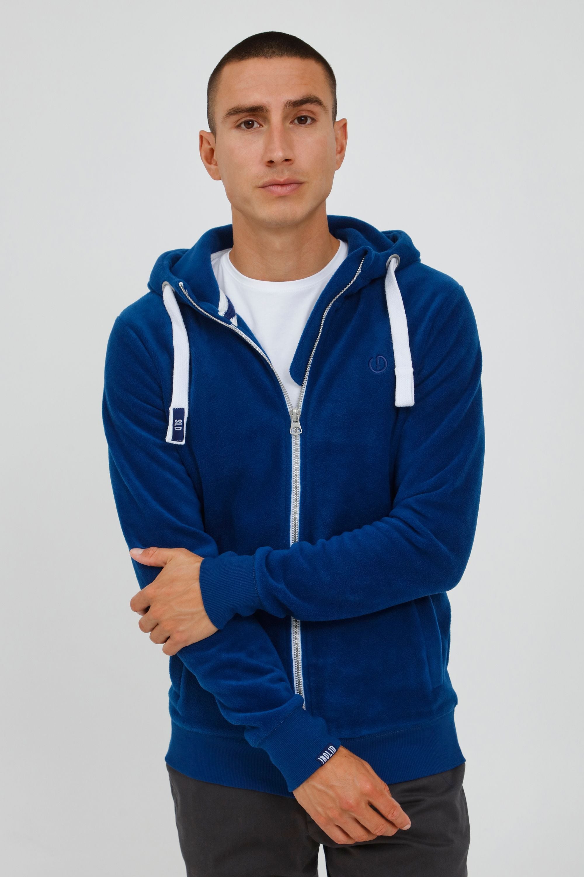 !Solid Fleecejacke »Fleecejacke SDLo«, mit Kapuze