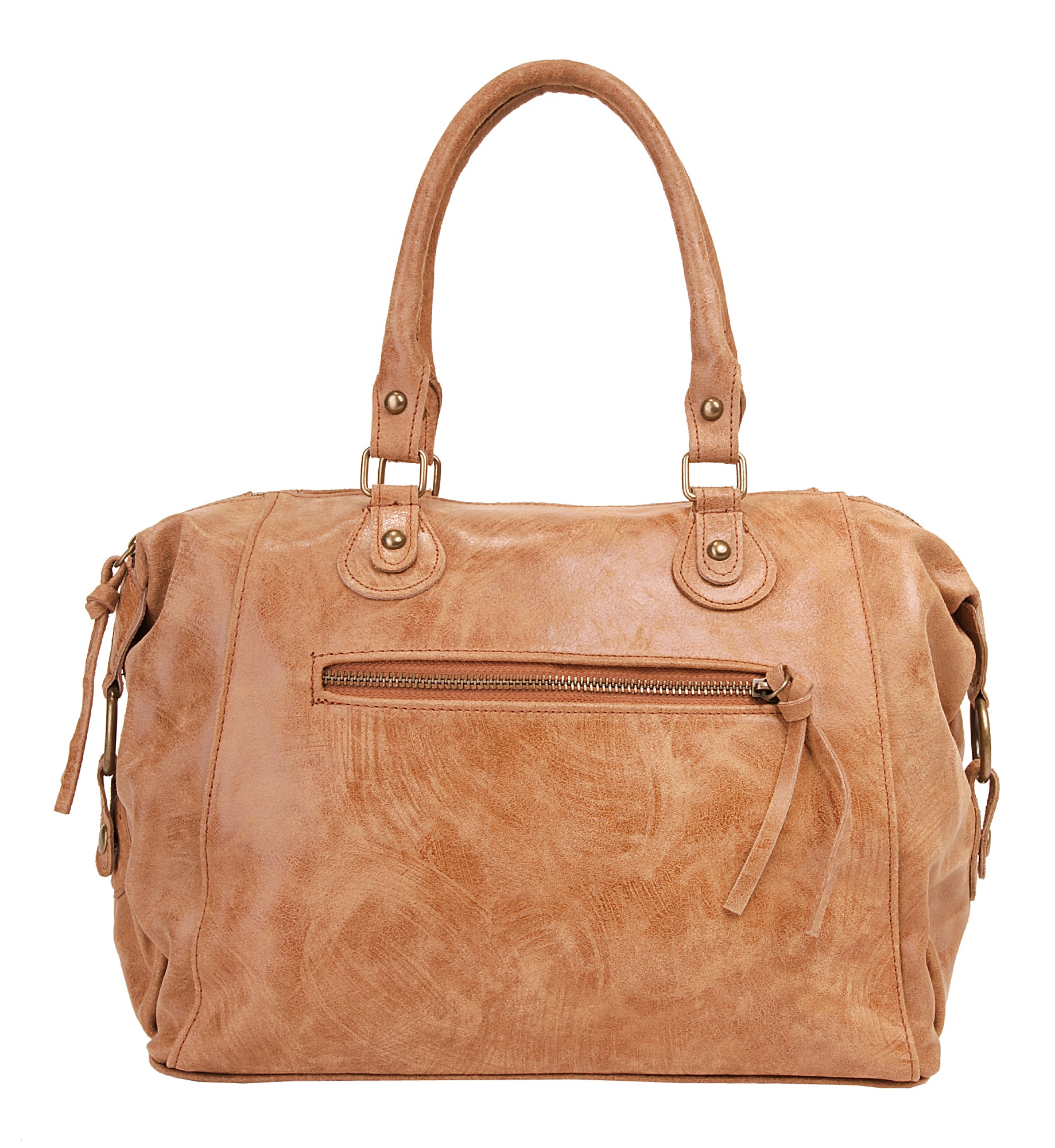 Samantha Look Henkeltasche, echt Leder, Made in Italy
