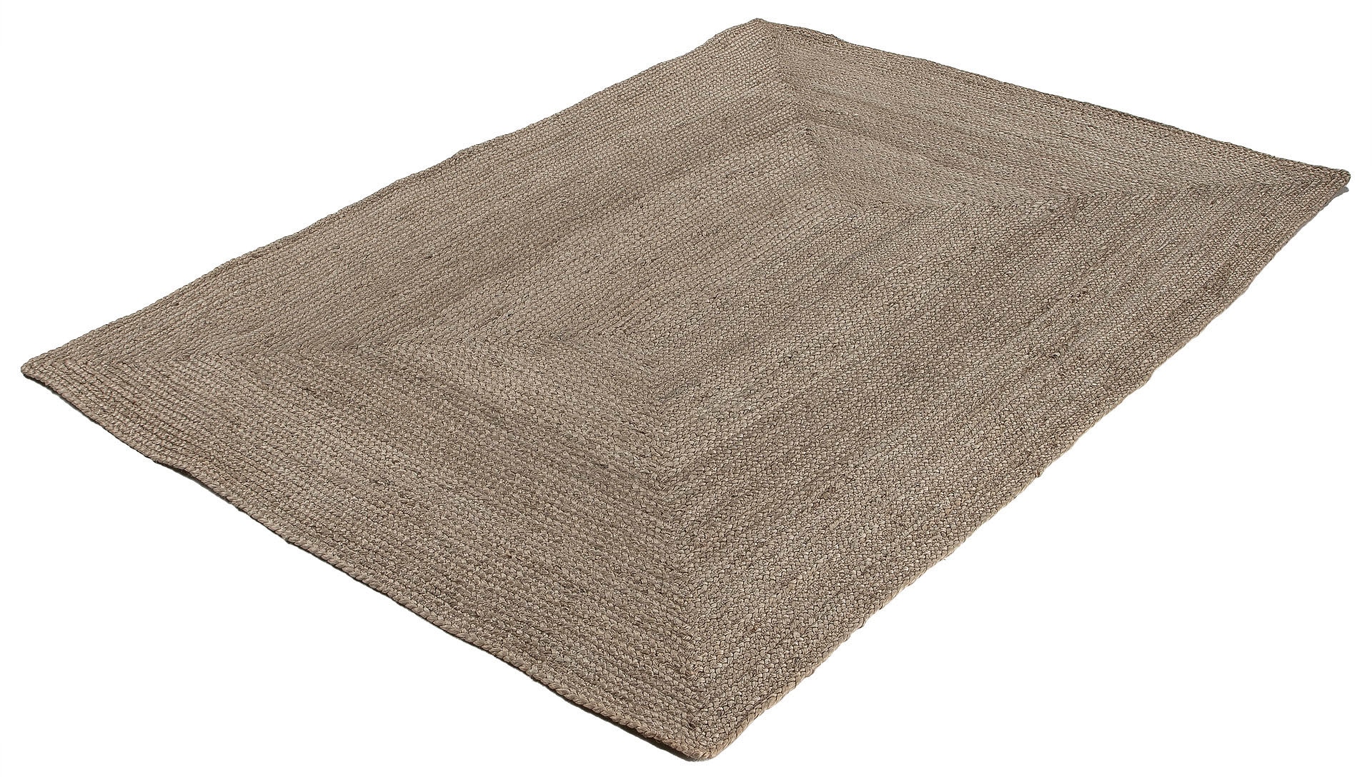 carpetfine Teppich »Nele Juteteppich Naturfaser«, rechteckig, 6 mm Höhe, geflochtener Wendeteppich aus 100% Jute, quadratisch und als Läufer