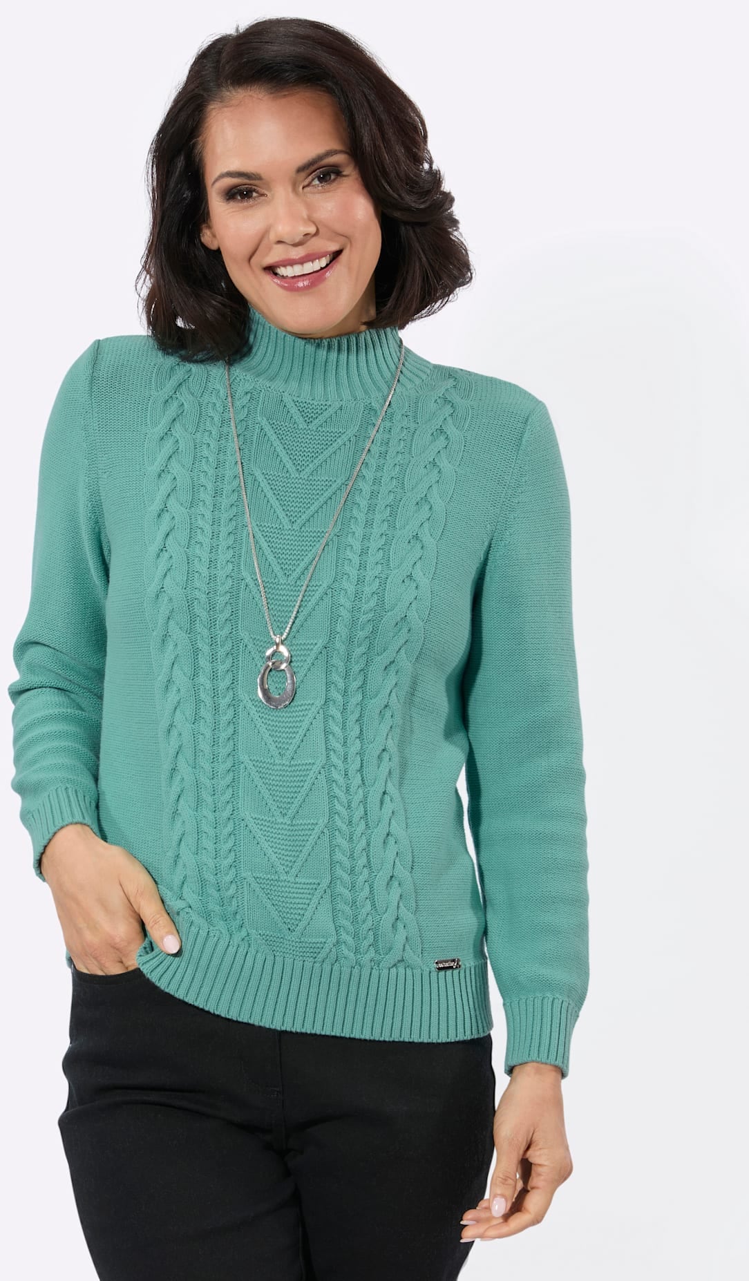 Casual Looks Stehkragenpullover »Stehkragen-Pullover«
