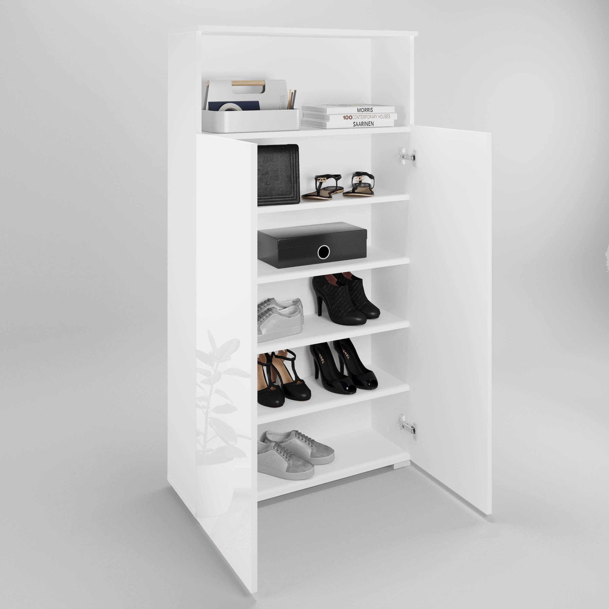 INOSIGN Schuhschrank Türen Shop 70 (Breite Fach im einem Online »Paris«, offenen mt 2 OTTO und cm)
