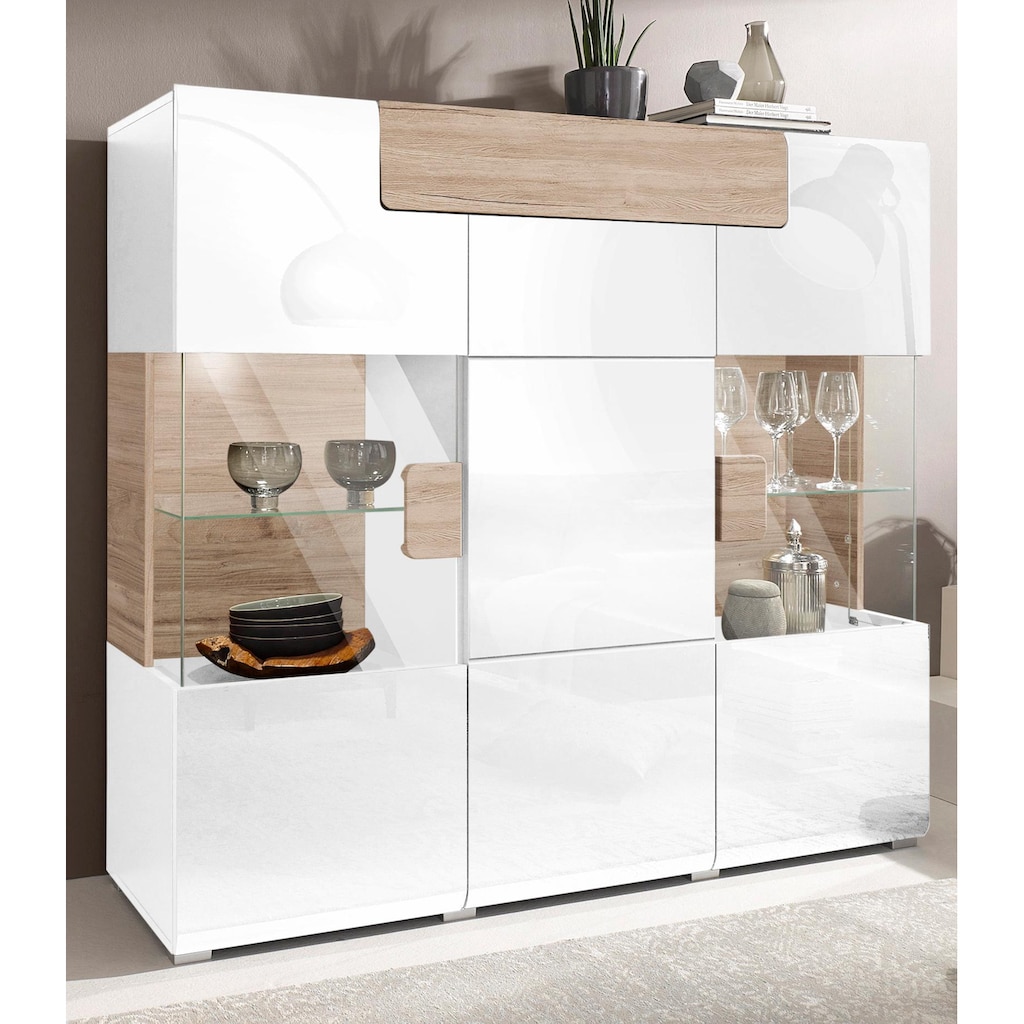 Helvetia Highboard »Toledo«, Breite 147,4 cm