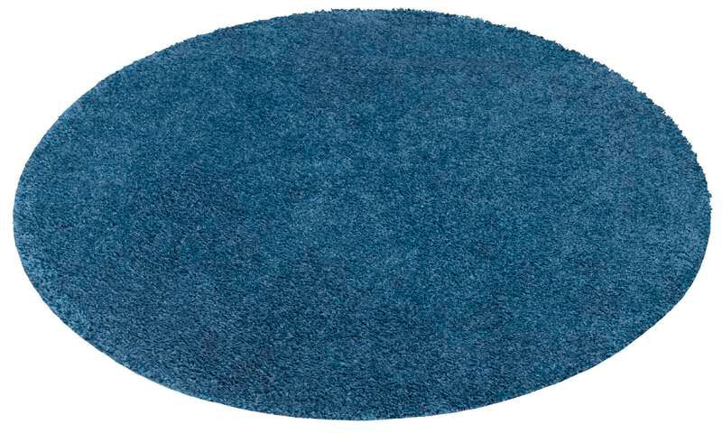 Carpet City Hochflor-Teppich »City Shaggy«, rund, 30 mm Höhe, Teppich Einfarbig Uni, besonders flauschig-weich