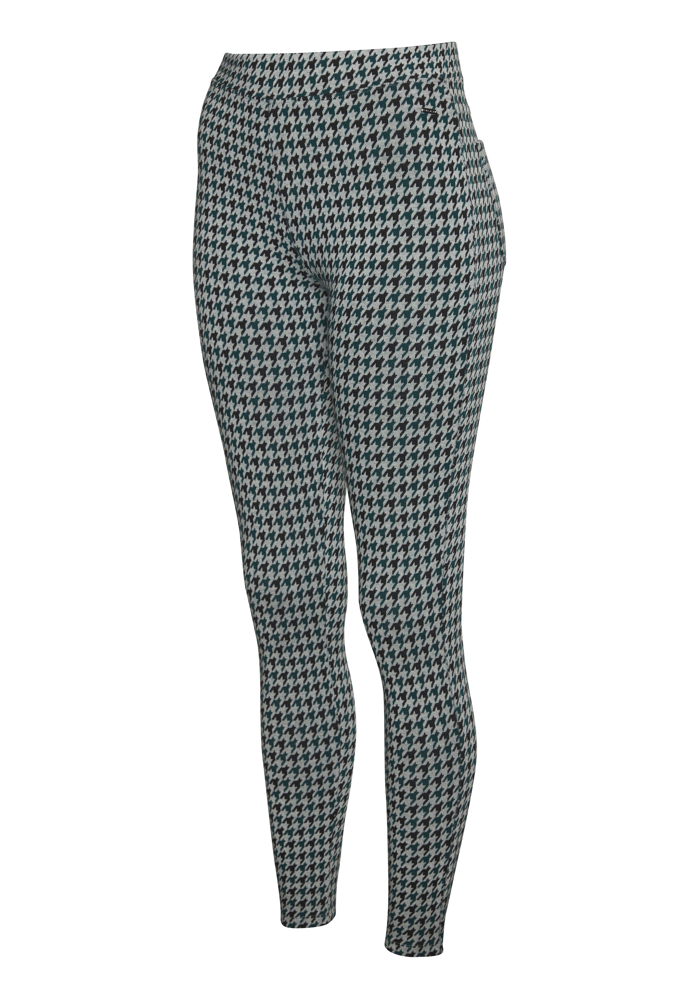 LASCANA Leggings, mit eingestricktem farbigem Design