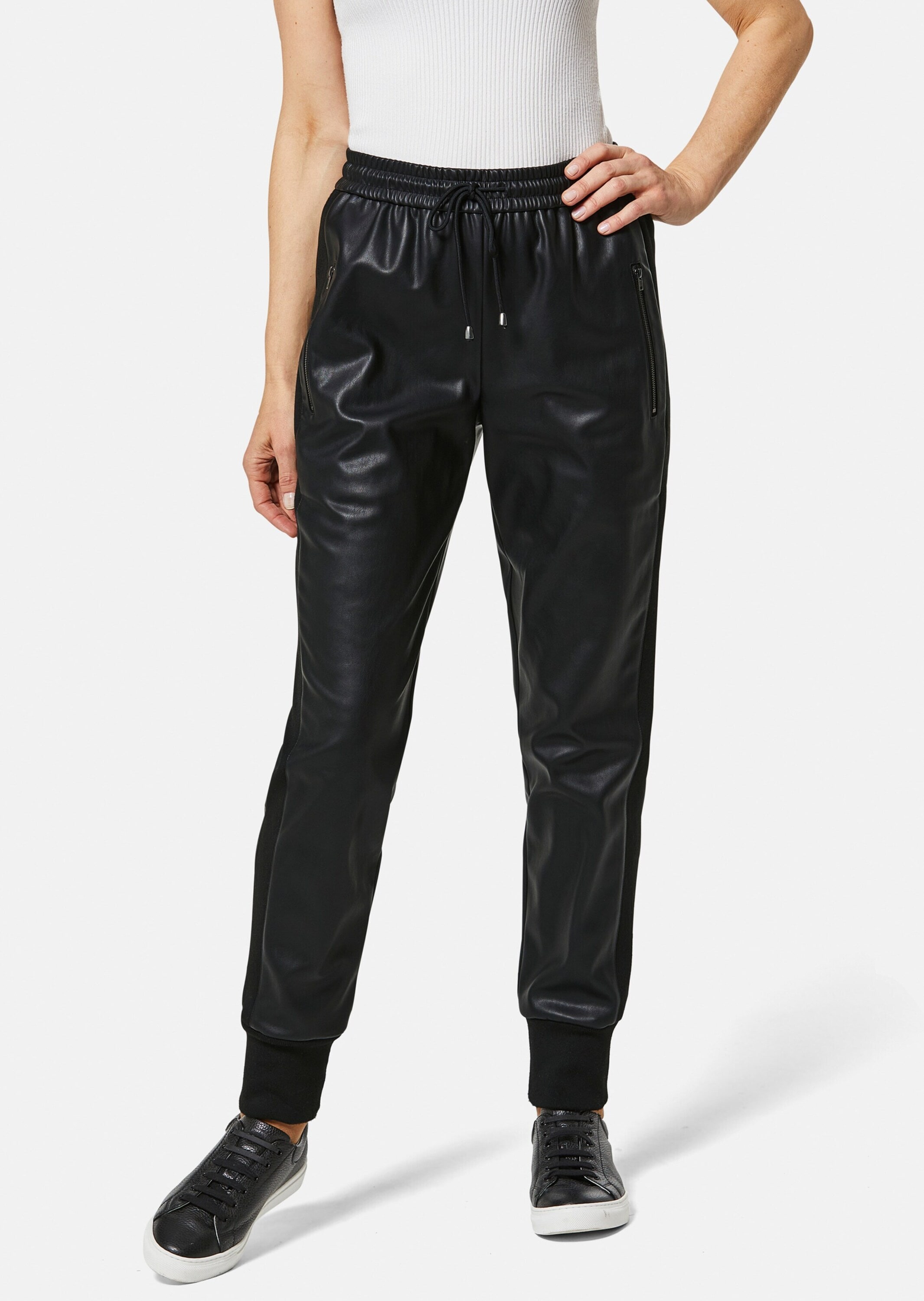 MADELEINE Jogger Pants »Hose Hose aus Lederimitat«