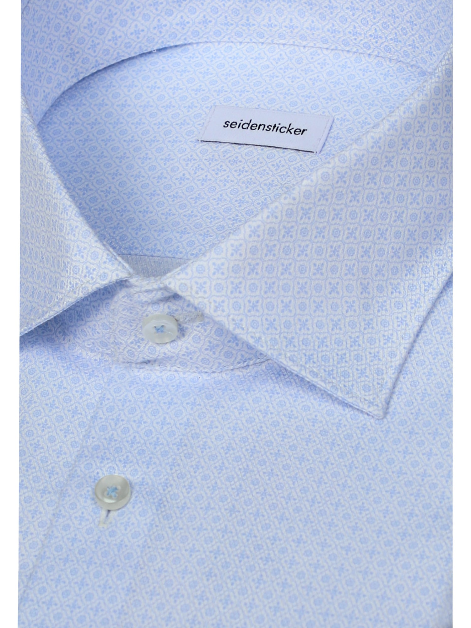 seidensticker Businesshemd »Schwarze Rose« Slim 1/1 Kentkragen Druck