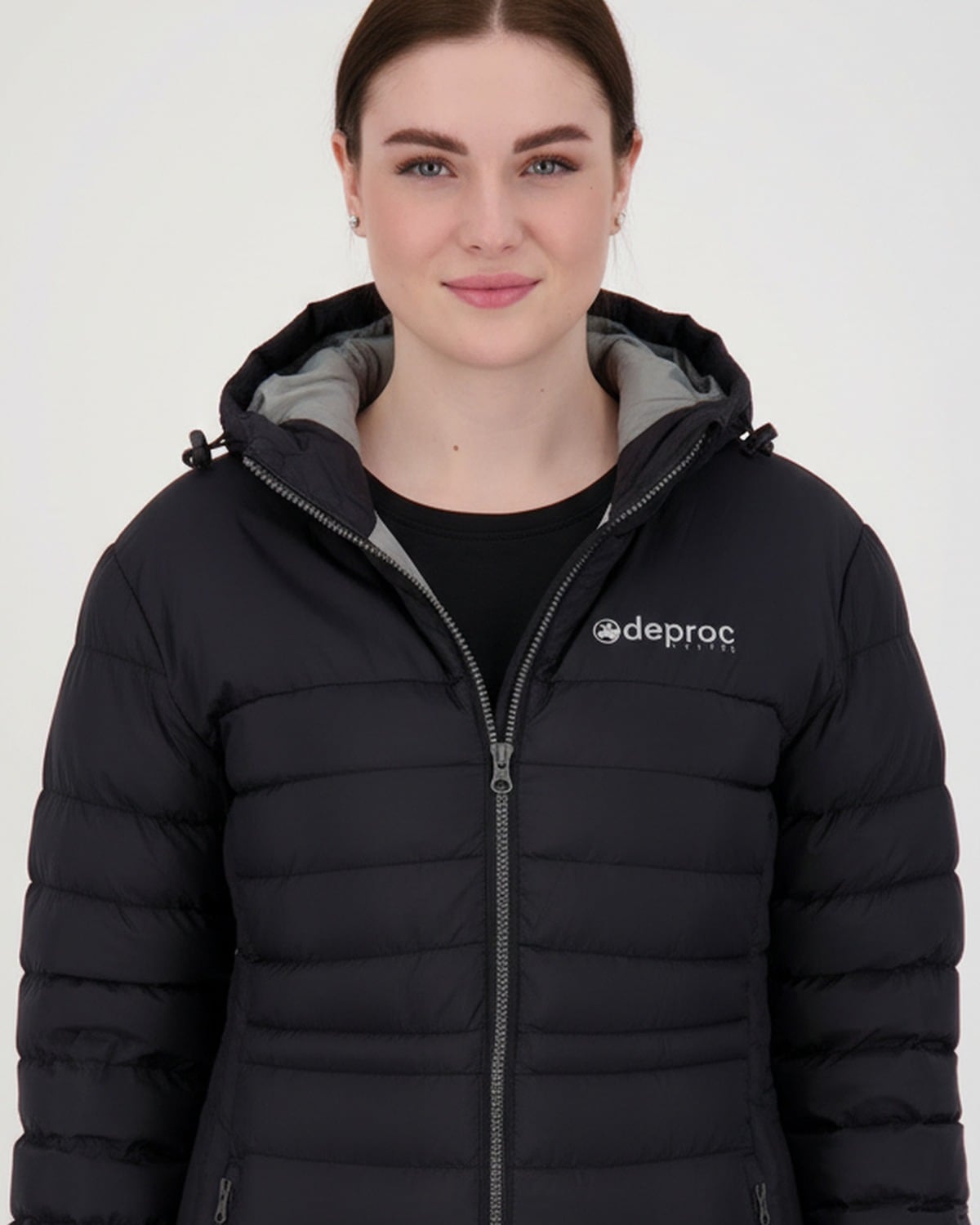 DEPROC Active Steppjacke »BANFF LONG WOMEN« mit Kapuze auch in Großen Größen erhältlich