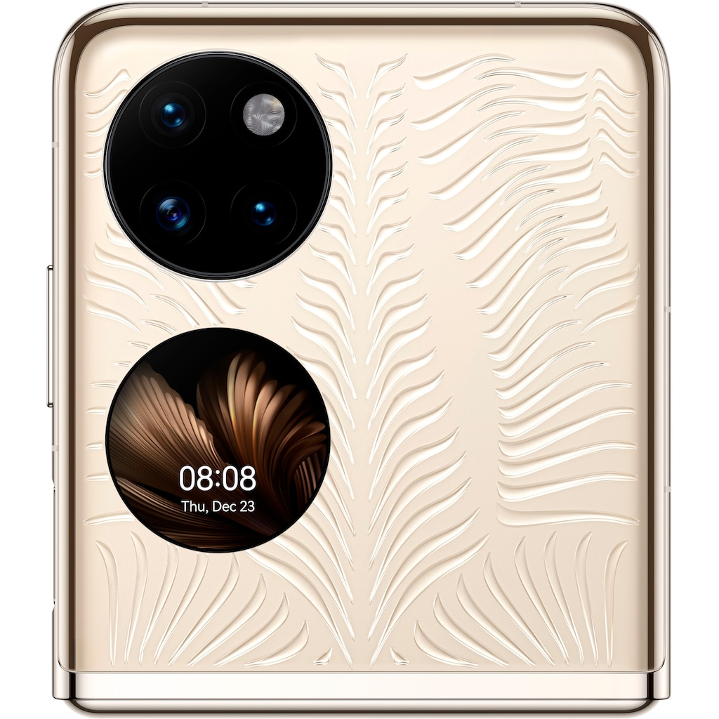 Huawei Smartphone »P50 Pocket Premium«, Gold, 17,53 cm/6,9 Zoll, 512 GB Speicherplatz, 40 MP Kamera