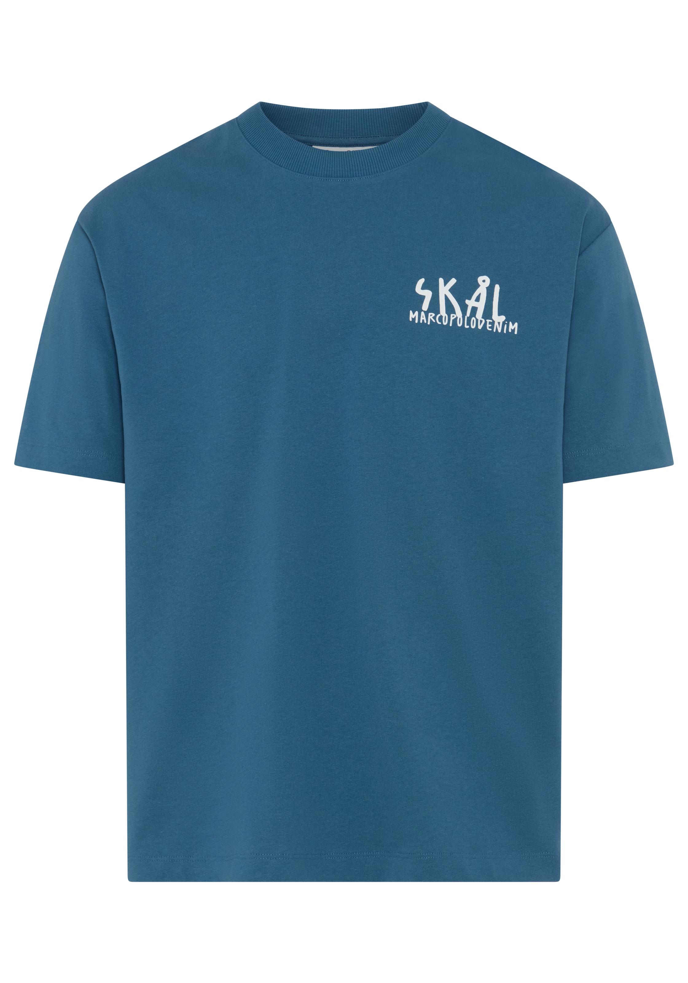 Marc O'Polo DENIM T-Shirt Crayfish Capsule, Backprint, Relaxed Fit mit Rückenprint