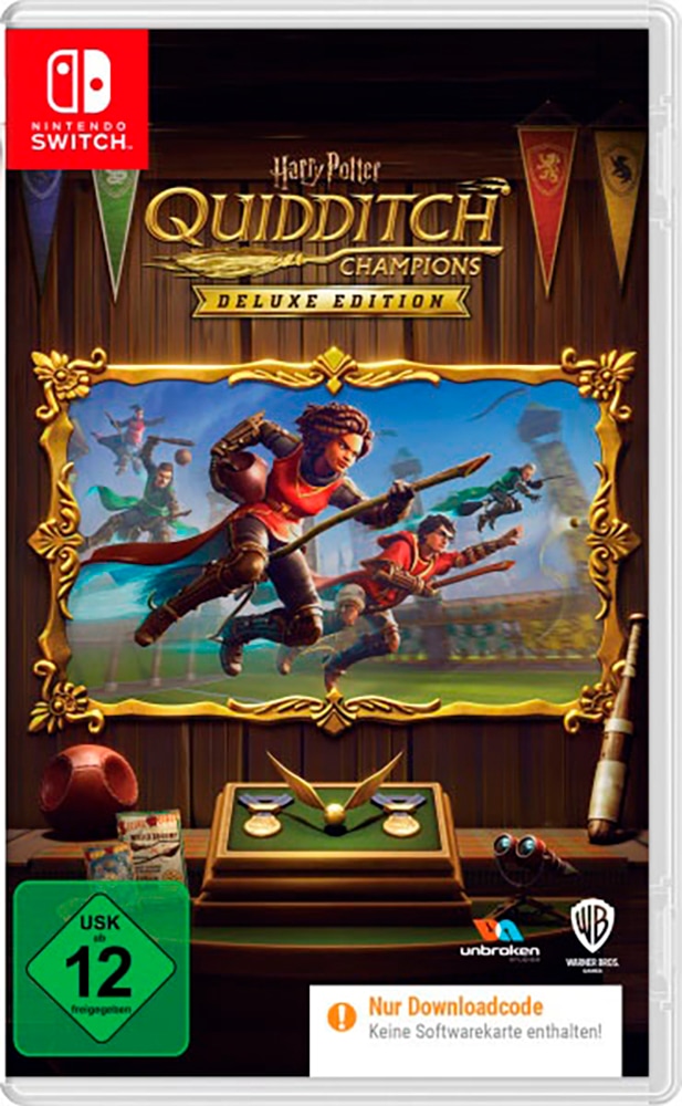 Warner Games Spielesoftware »Harry Potter: Quidditch Champions Deluxe Edition (Code in a Box)«, Nintendo Switch