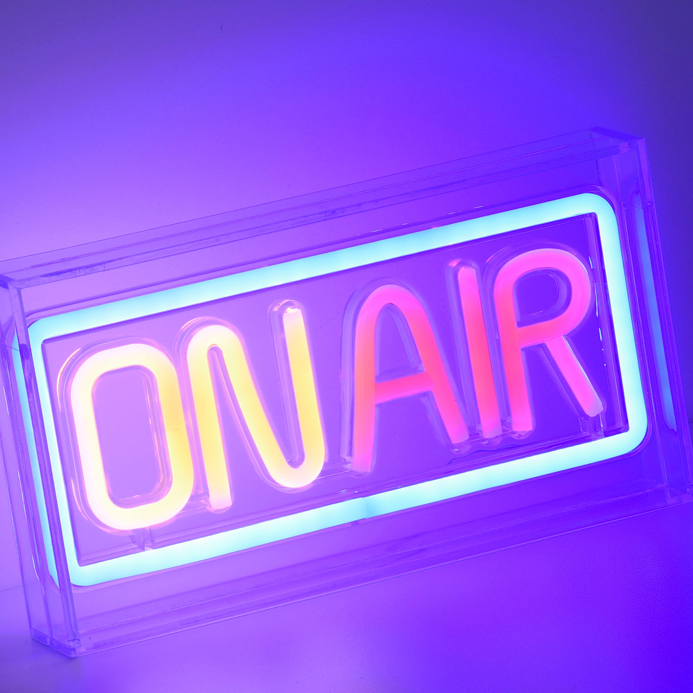 JUST LIGHT LED Wandleuchte »NEON-ONAIR«, 1 flammig, Leuchtmittel LED-Board | LED fest integriert