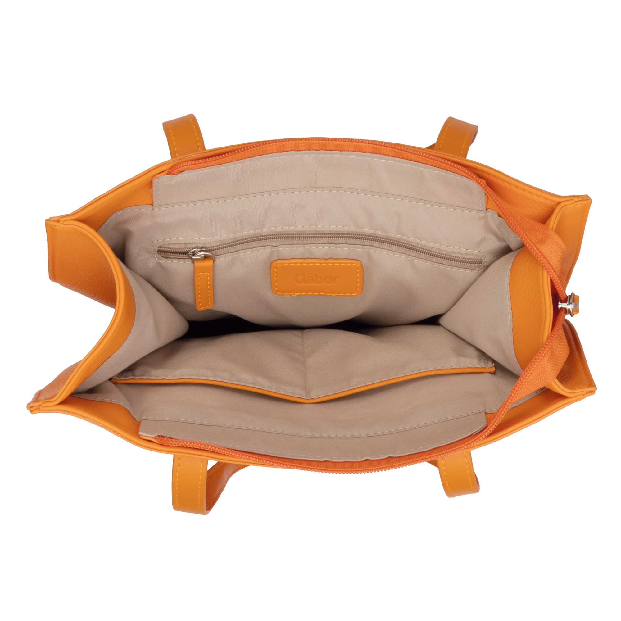 Gabor Shopper »Elfie«, aus fein genarbtem, glattem Kunstleder und mit einem Logo Rubber Patch