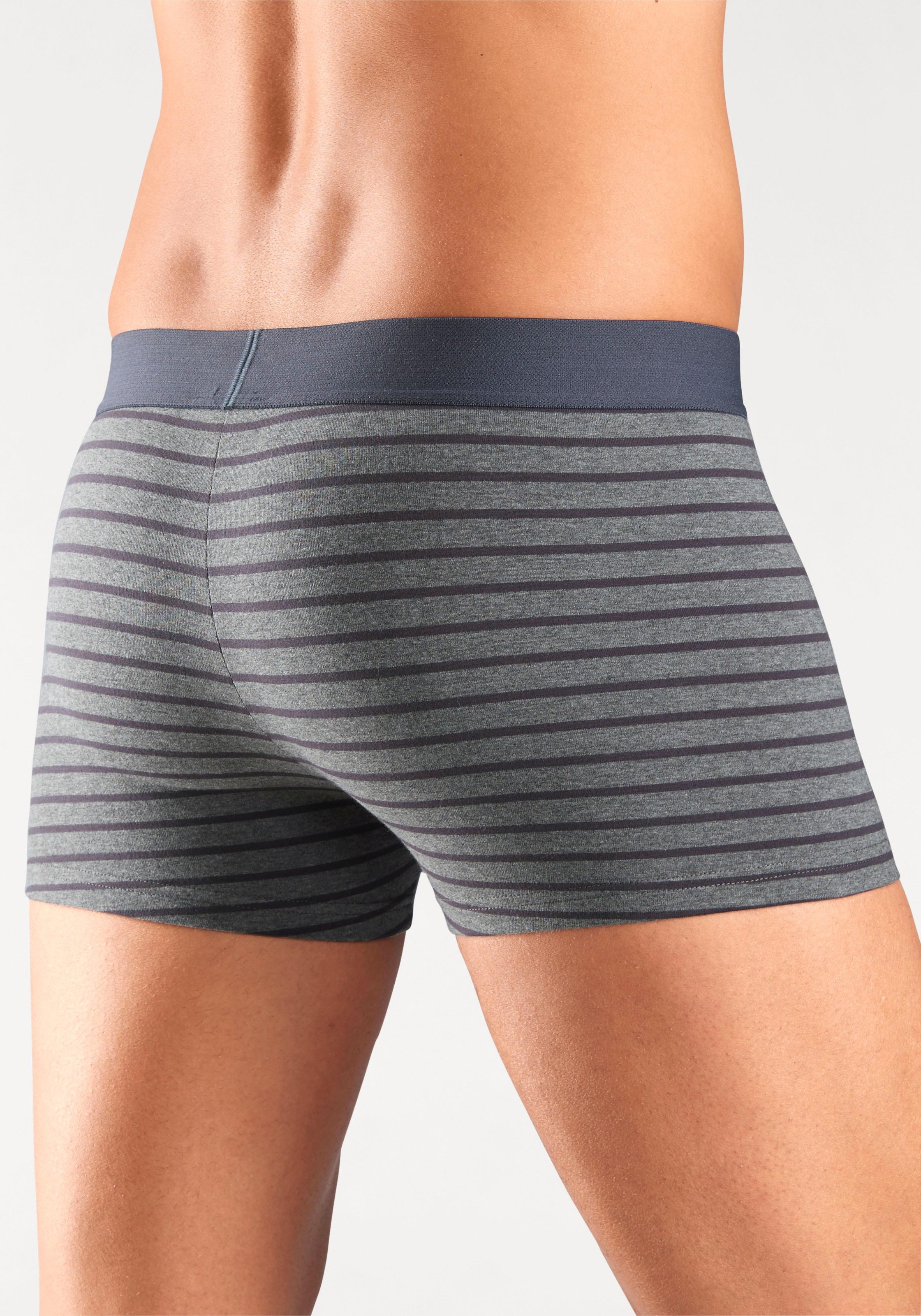 s.Oliver Boxer »Boxershorts für Herren«, (Packung, 4 St.), mit kontrastfarbenem Webbund