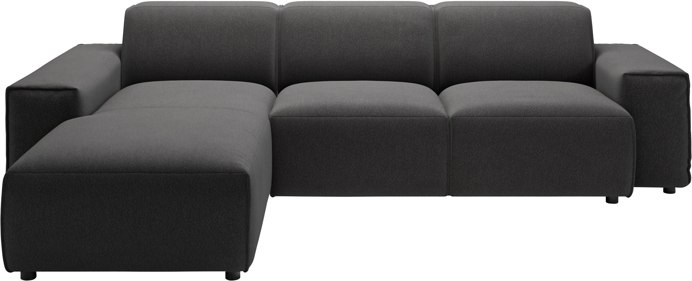andas Ecksofa »Glimminge L-Form auch in Breitcord, Feincord + Easy care-Bezug,«, Breite 264, Zierkissen