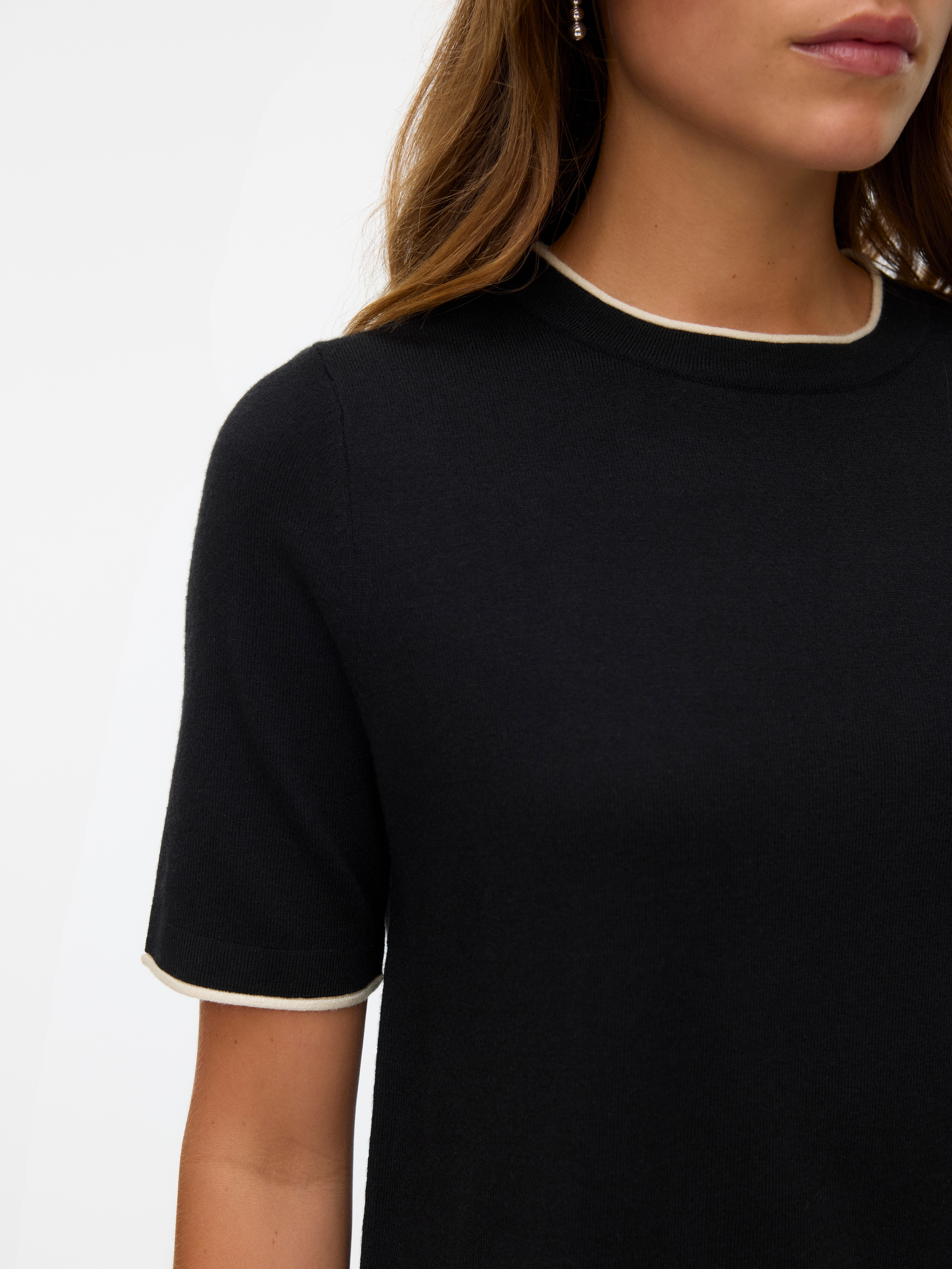 Vero Moda Kurzarmpullover »VMBREEZE SS O-NECK PULLOVER BOO«