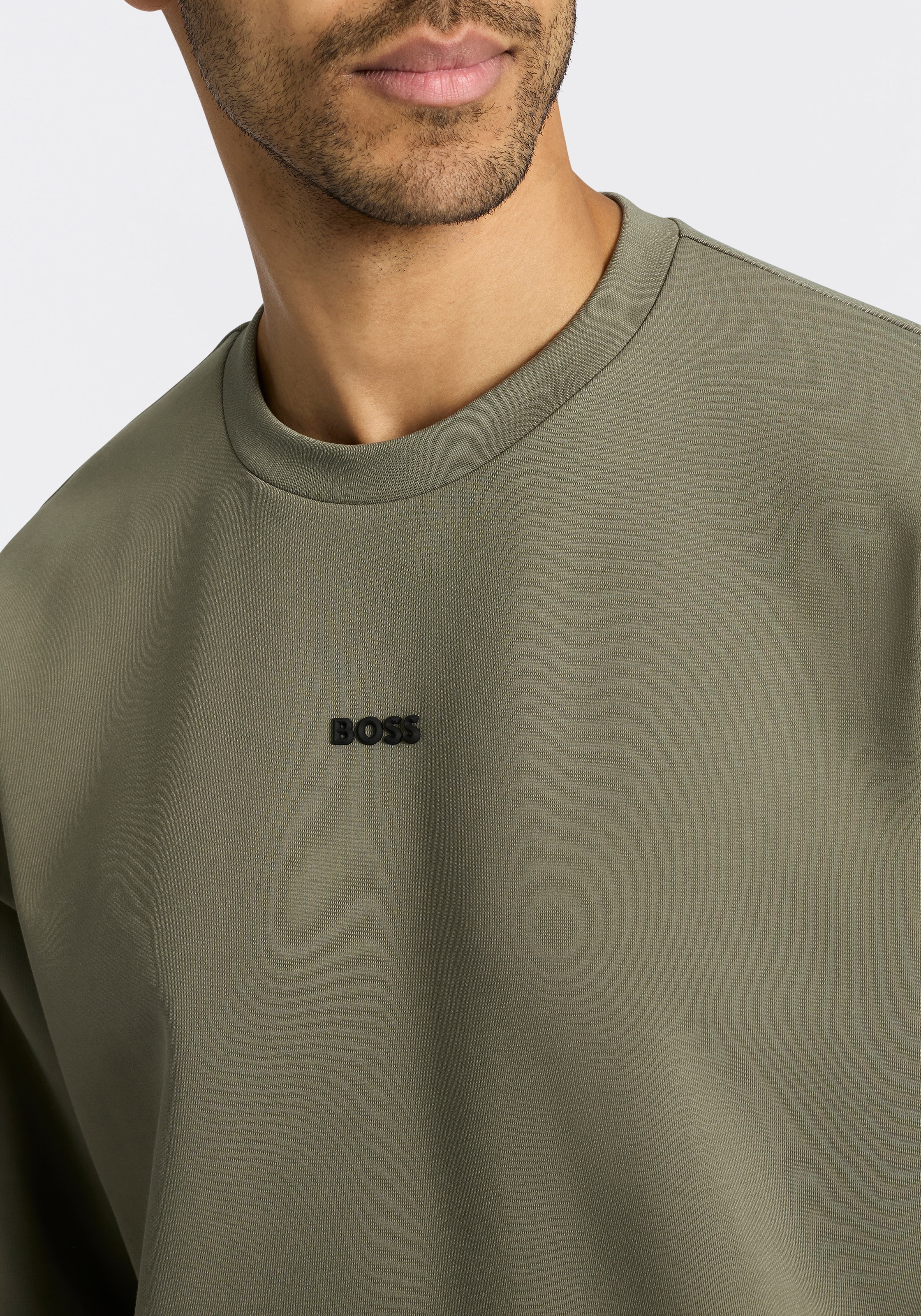 BOSS GREEN Sweatshirt »Stenson«, oversize fit, Rundhalsausschnitt
