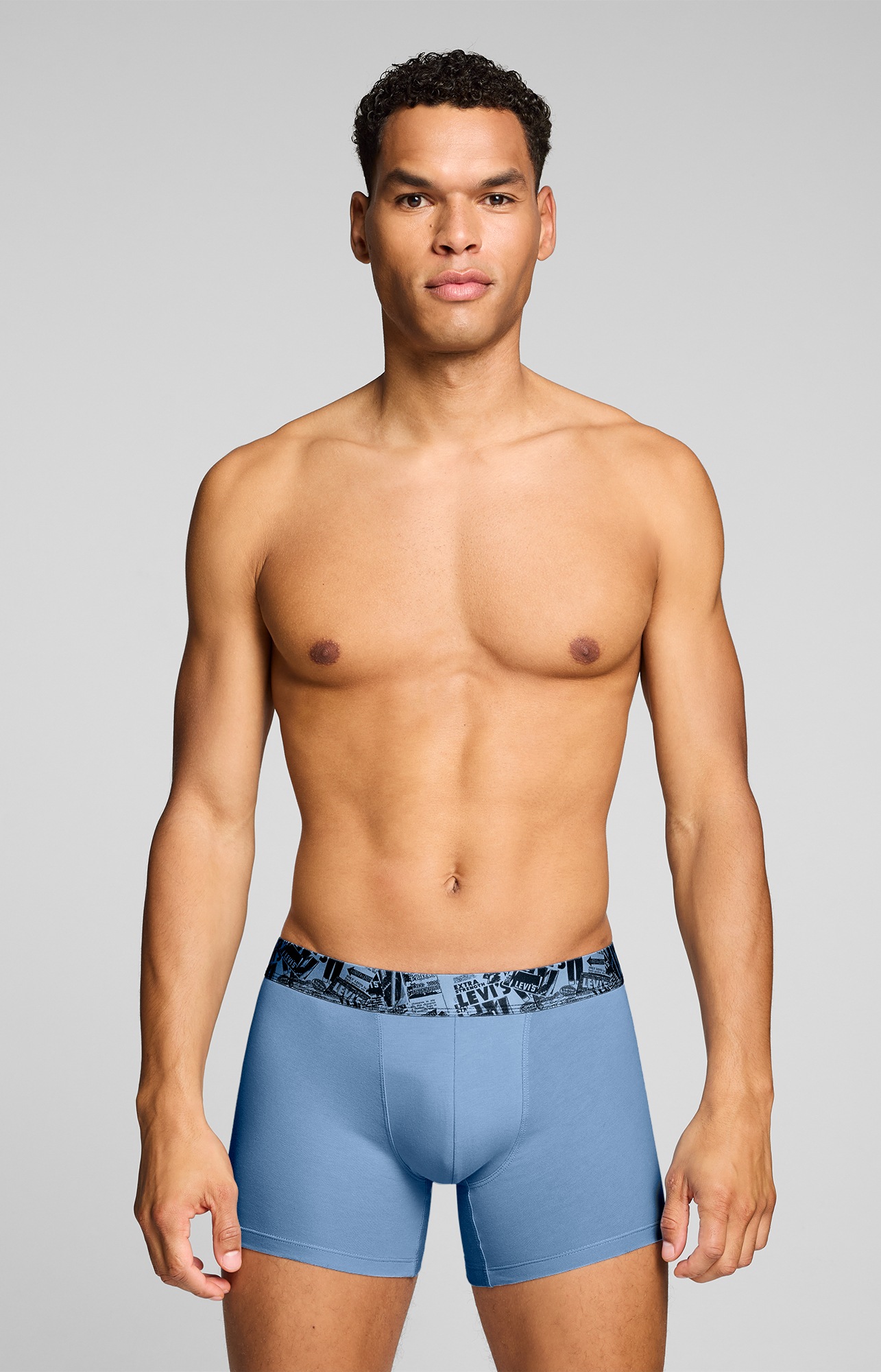 Levi's® Boxershorts »LEVIS MEN NEWSPAPER WB BOXER BRIEF 2P« 2er Pack,  ohne Eingriff, Cotton-Stretch