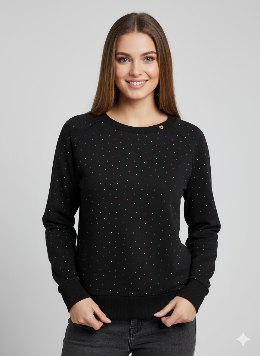 Ragwear Sweatshirt »JOHANKA MULTIDOTS O«
