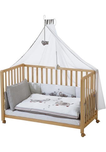 Babybett »Room Bed, Jumbo twins grau«, (6 tlg.)