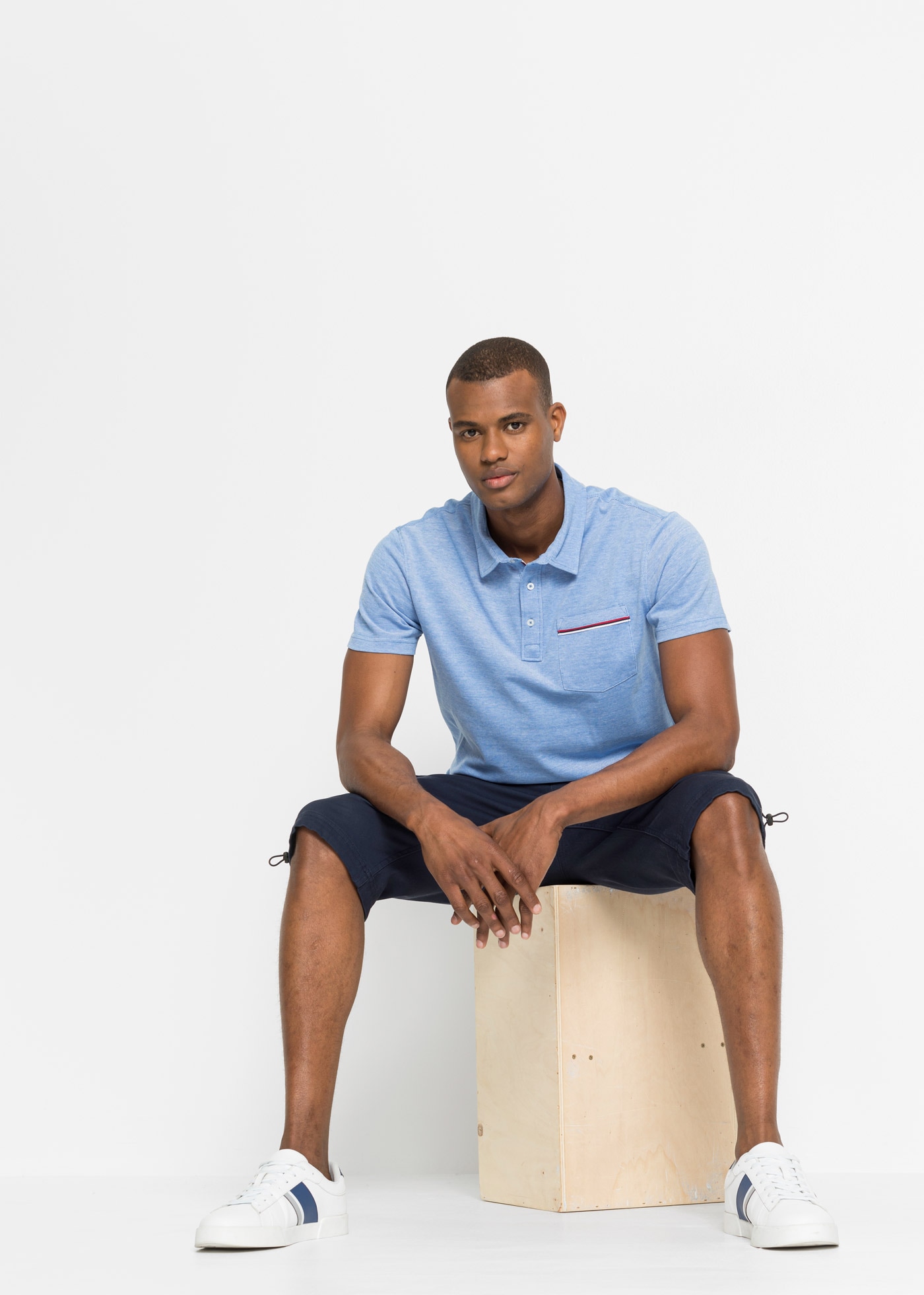 bonprix Poloshirt »Piqué-Poloshirt aus reiner Baumwolle (2er Pack)« Packung, 2, 2 Stk. Piqué-Poloshirt aus reiner Baumwolle (2er Pack)