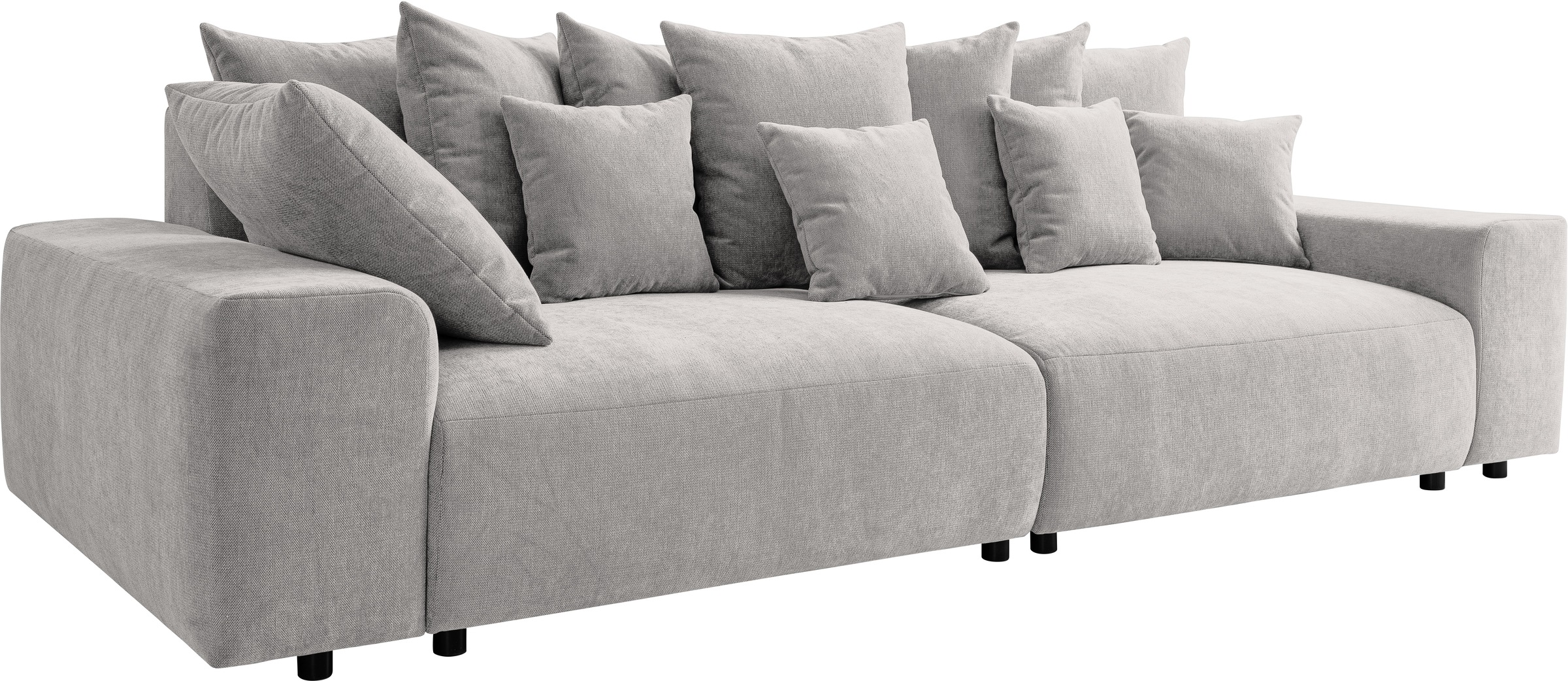 WERK2 Big-Sofa »Maxi B, Breite 290 cm«, Maximaler Kuschelkomfort: XXL-Sofa mit 78 cm Sitztiefe & 12 Kissen