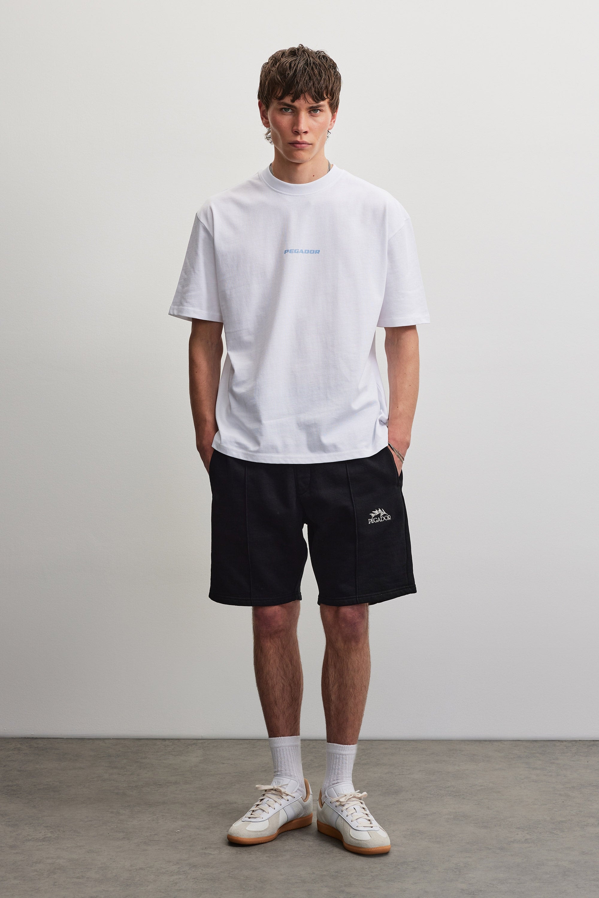 PEGADOR Rundhalsshirt »COLNE LOGO OVERSIZED TEE« Baumwolle, oversize