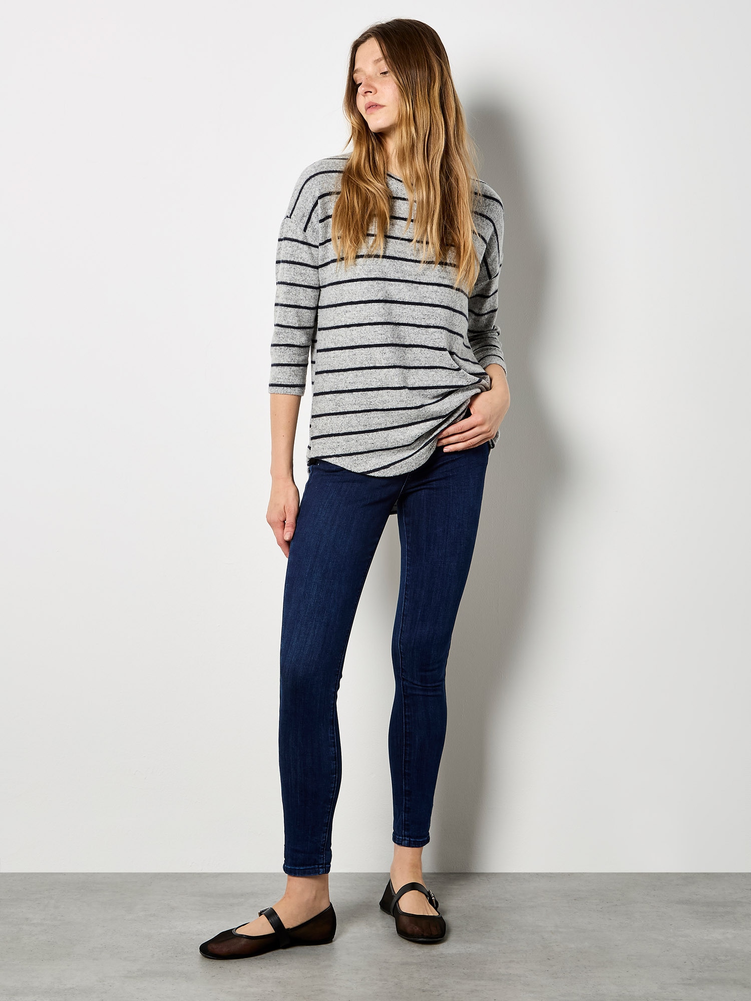 Apricot Shirttop »Top« mit Streifen