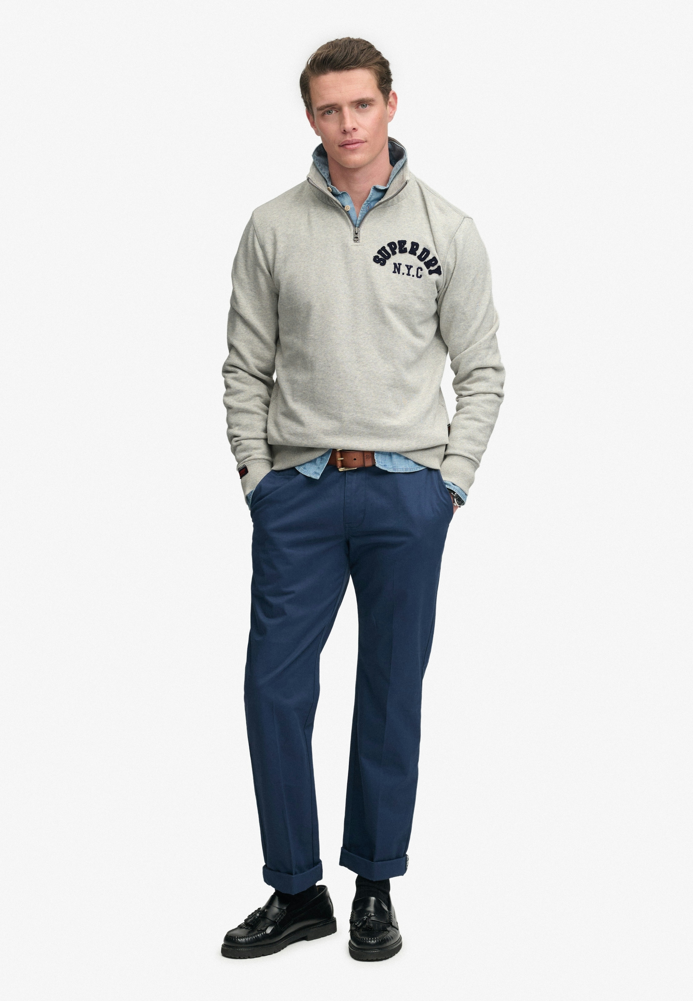 Superdry Sweatshirt »VINTAGE ATHLETIC HALF ZIP«
