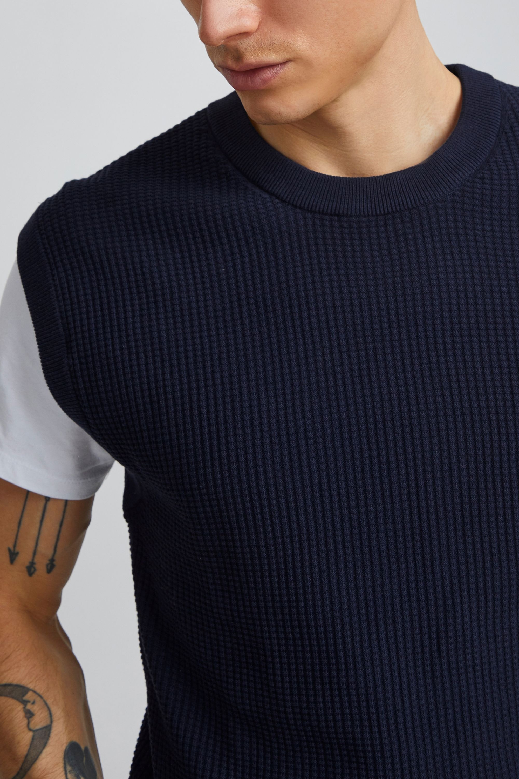 !Solid Rundhalspullover »Strickpullunder SDBaron«