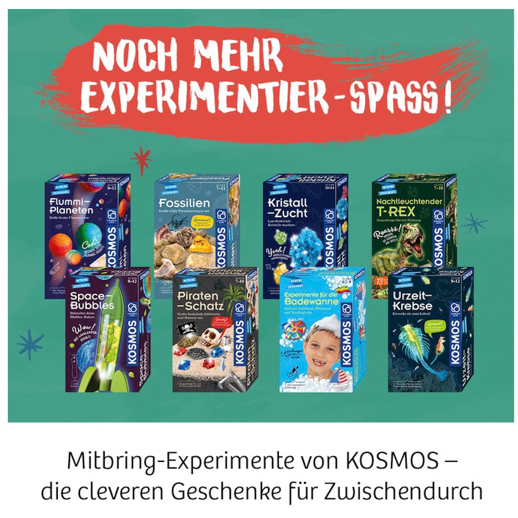 Kosmos Experimentierkasten »Experimente für die Badewanne«, Made in Germany