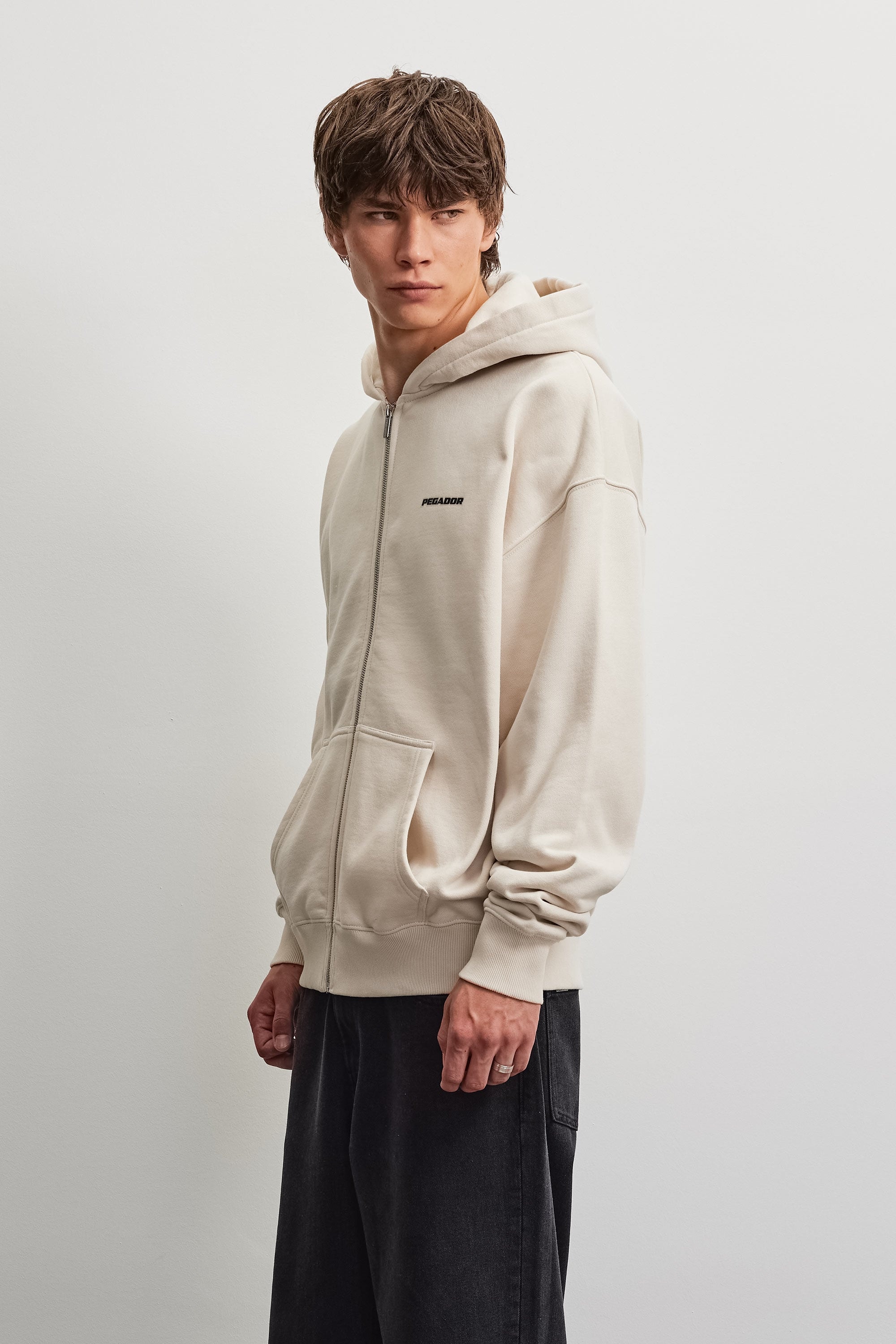 PEGADOR Kapuzensweatjacke »Binibeca Oversized Sweat Jacket« Baumwollmischung, oversize