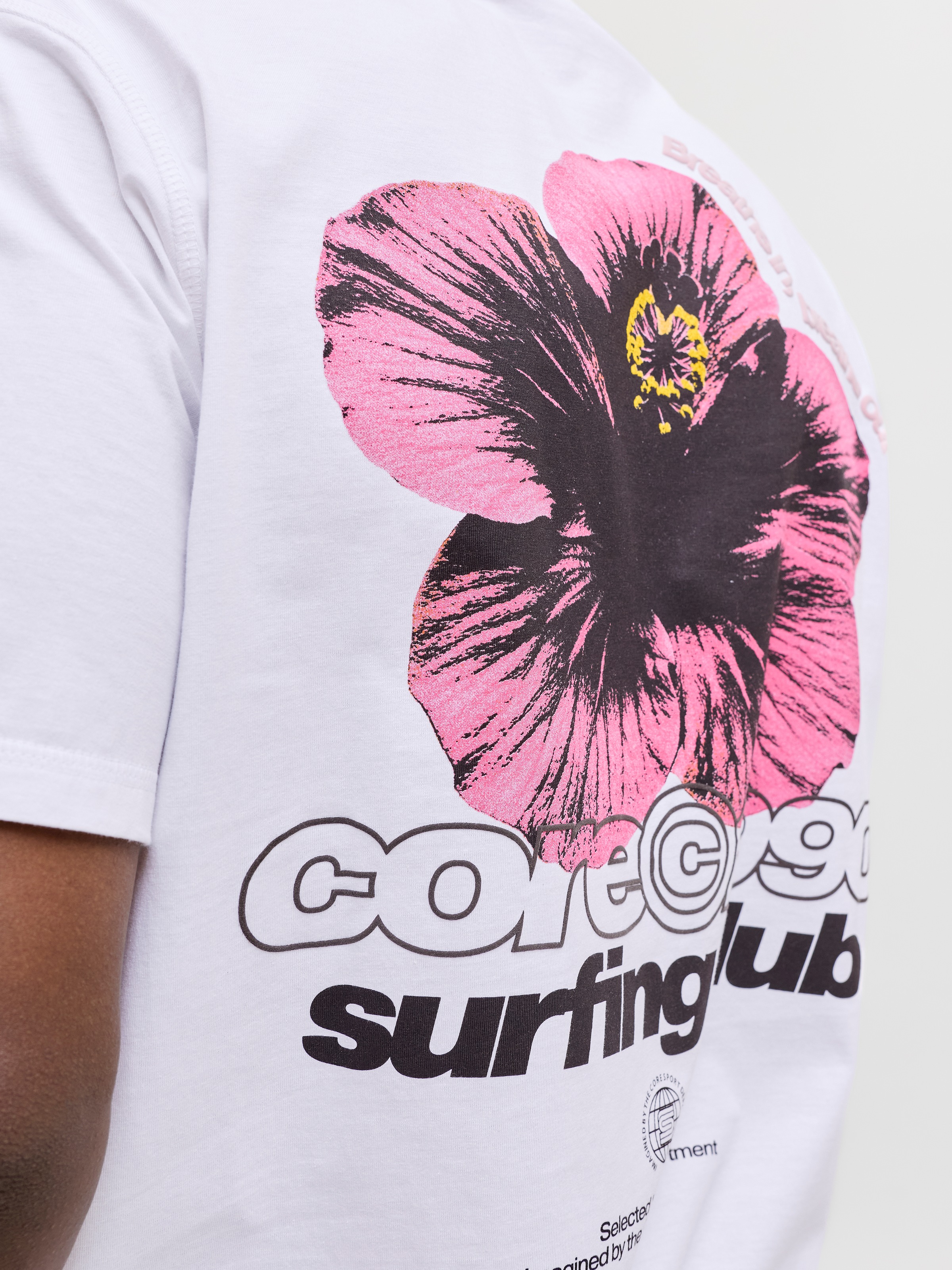 Jack & Jones T-Shirt »JCOMARINA BACK PRINT TEE SS CREW NECK« mit Print