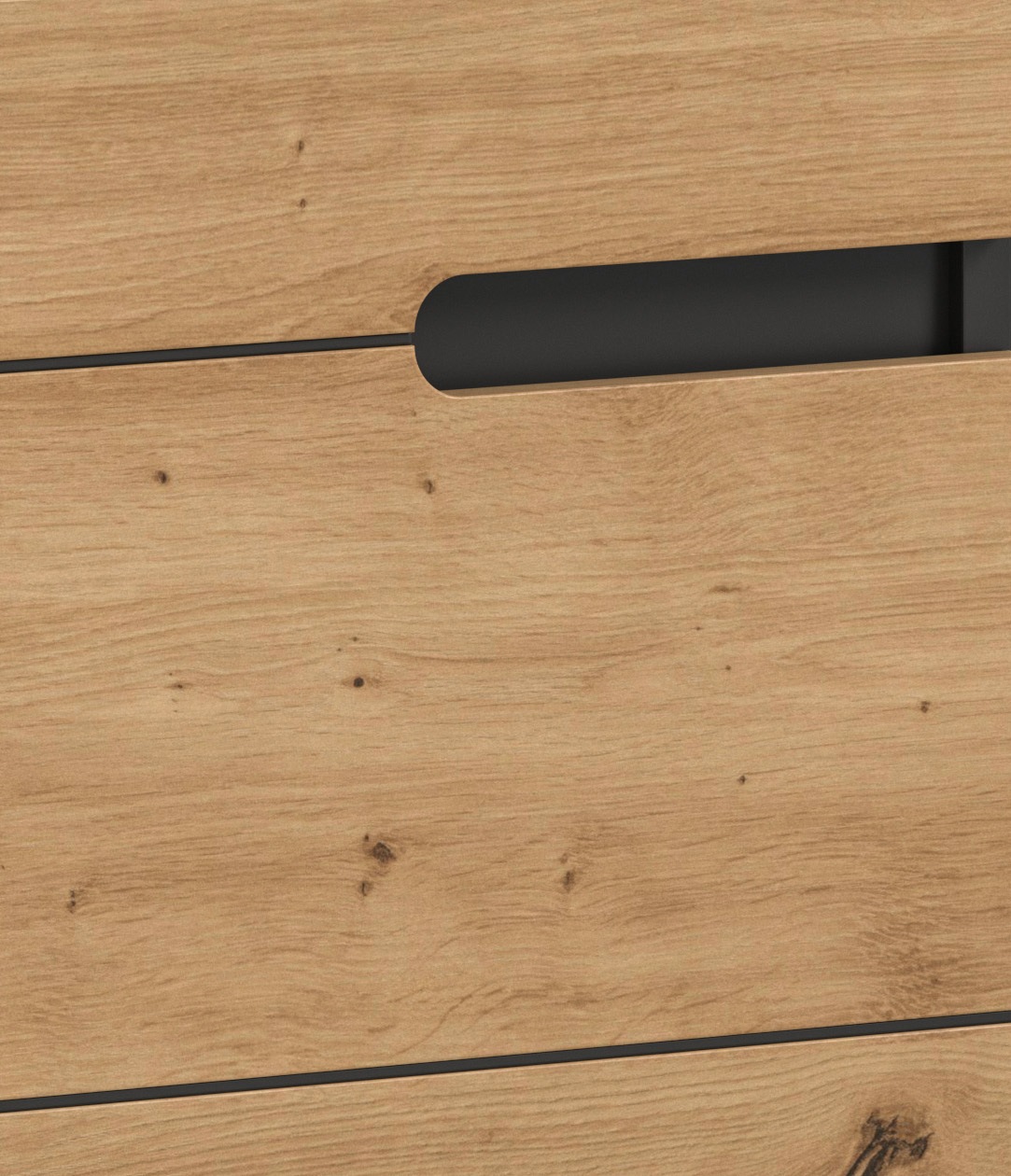 INOSIGN Badmöbel-Set »REHAT, 3-teilig, Breite 171 cm, mit grifflosen Fronten, bestehend aus:«, (3 St.), 1x Hochschrank, 1x Waschbeckenunterschrank & 1x Spiegelschrank