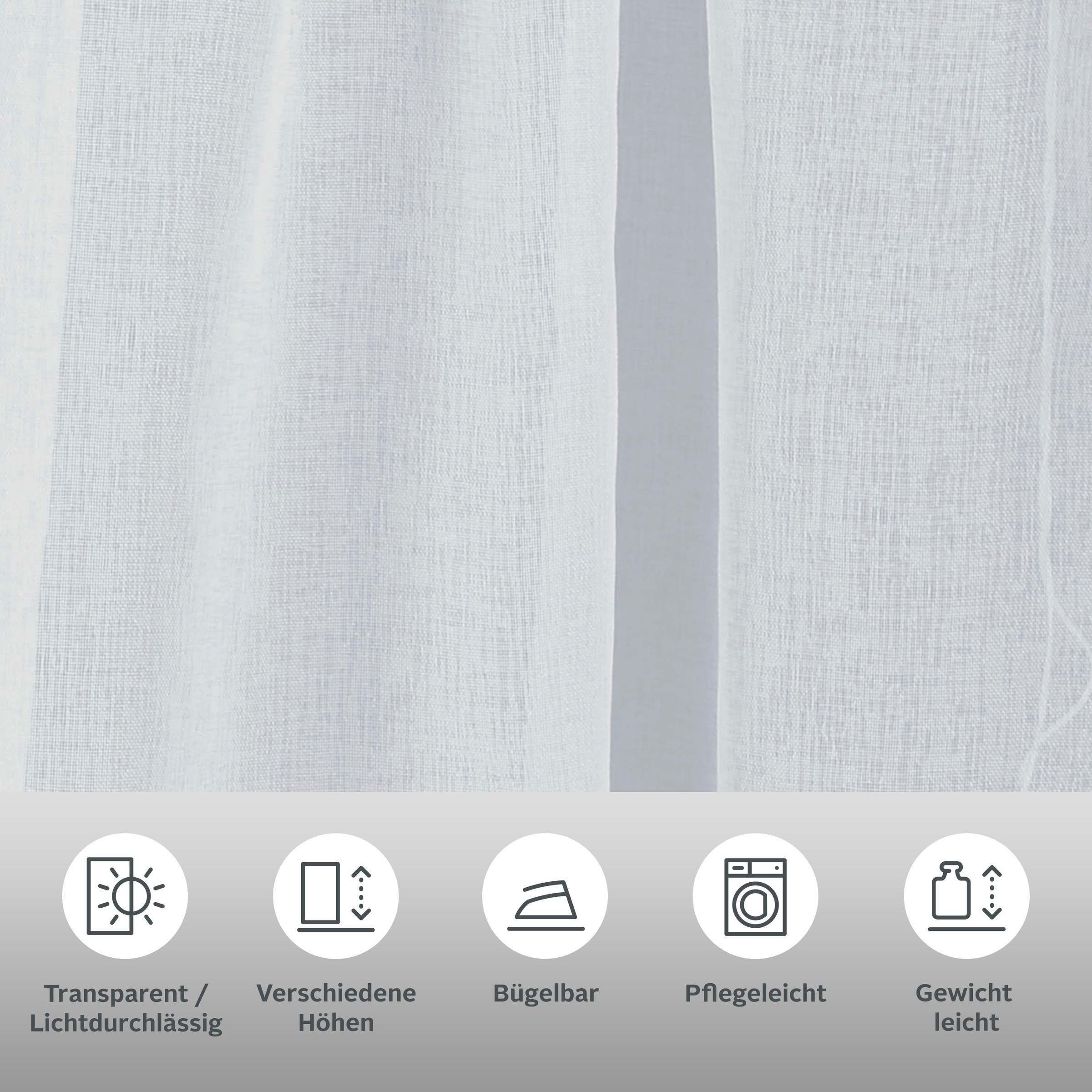 my home Gardine »Dolly«, (1 St.), gewebt, Polyester