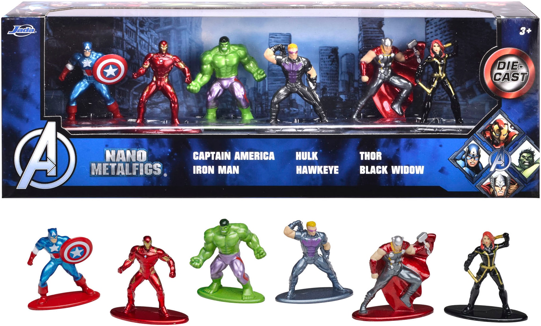 Spielfigur »Marvel, Avengers Diorama Pack Nano Metalfigs«, DIE-CAST