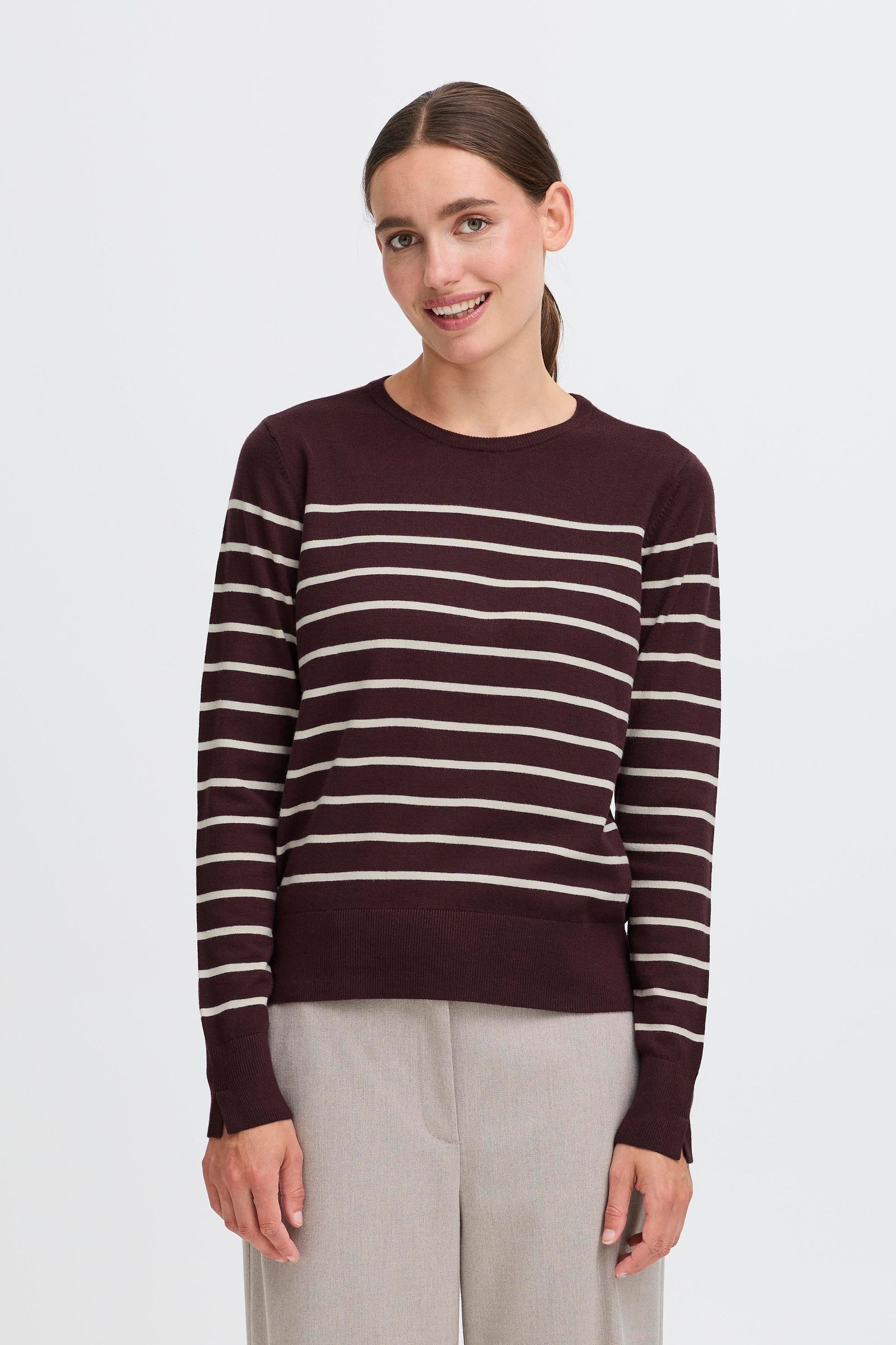 OXMO Strickfleece-Pullover »Strickpullover OXFKEANA«