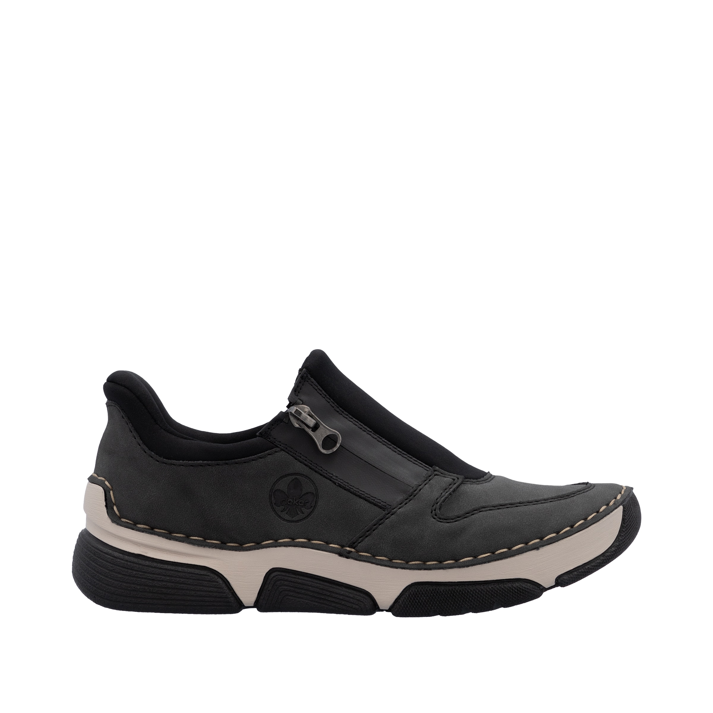 Rieker Slip-On Sneaker »Ready2GO«  Halbschuh, Freizeitsneaker mit seitlichem Reißverschluss